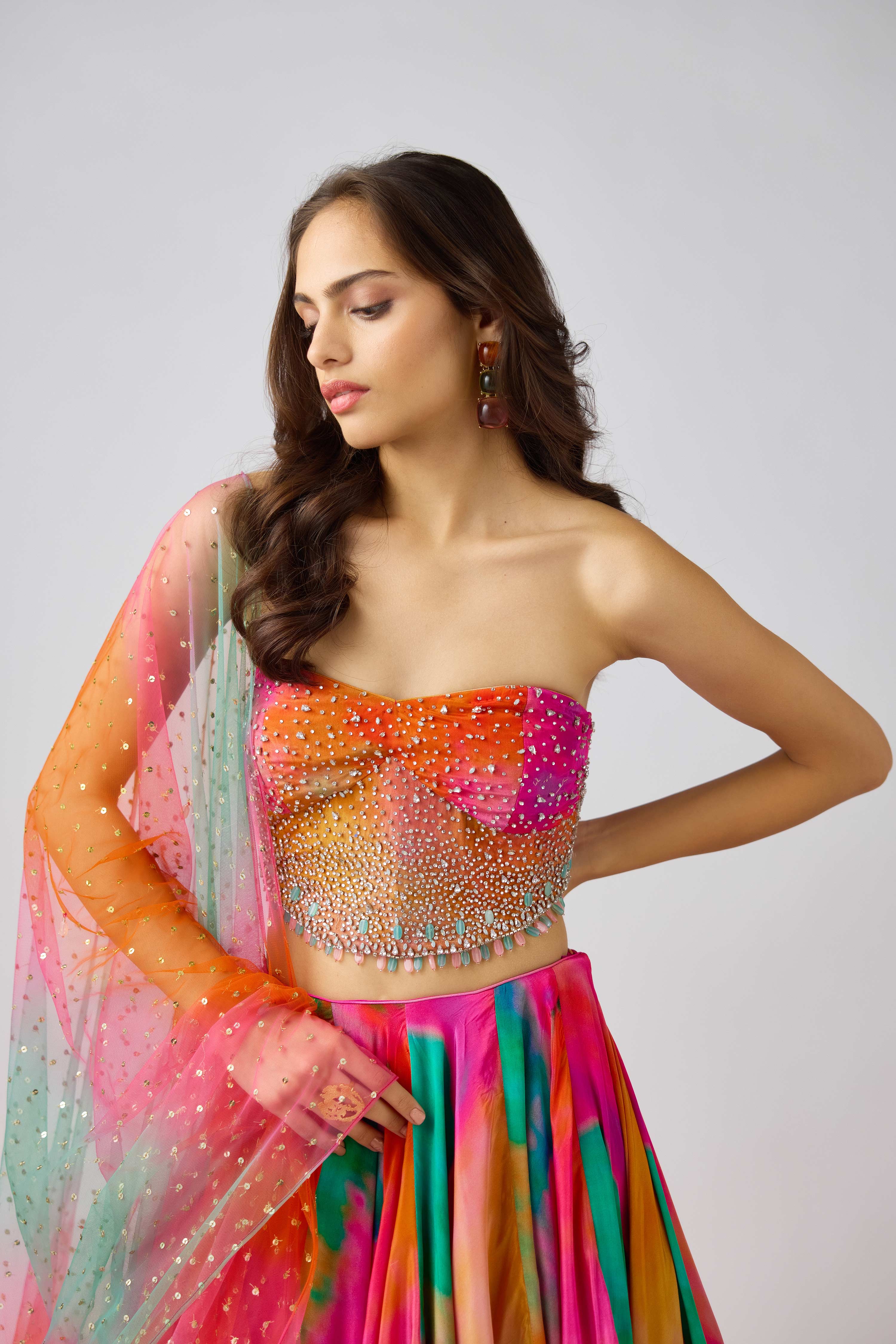 The Sunscape Lehenga  Mokshaa