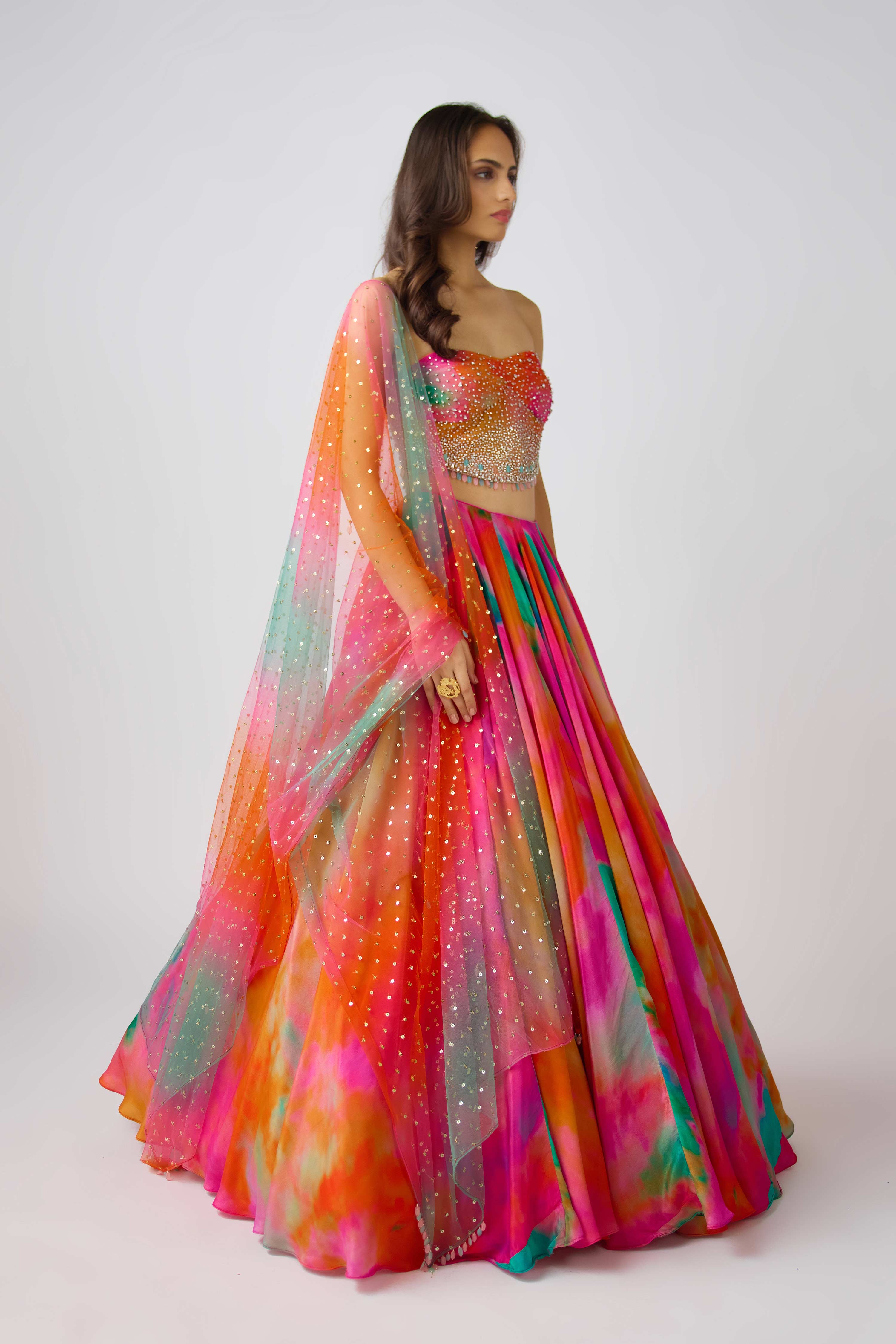 The Sunscape Lehenga  Mokshaa