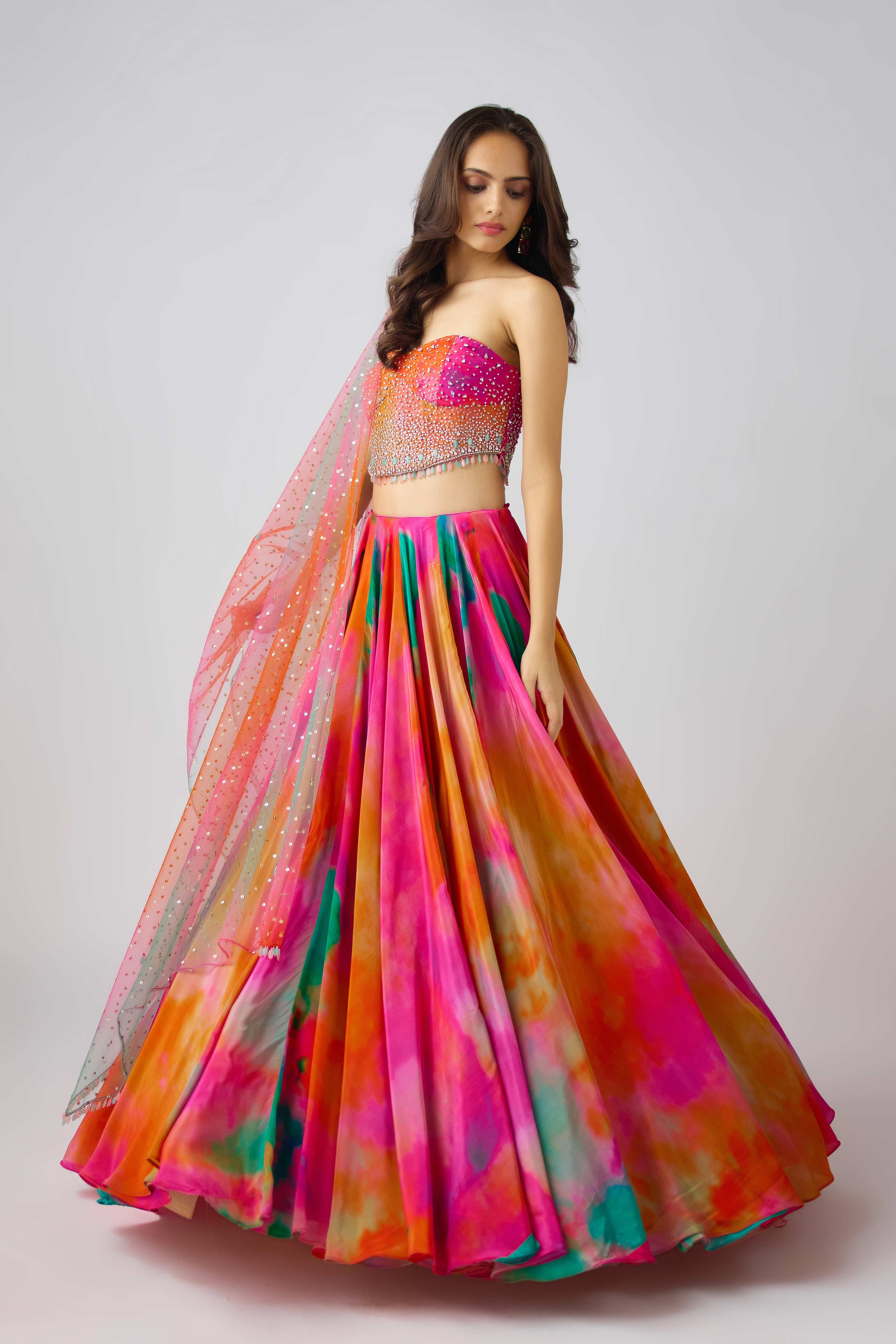 The Sunscape Lehenga  Mokshaa