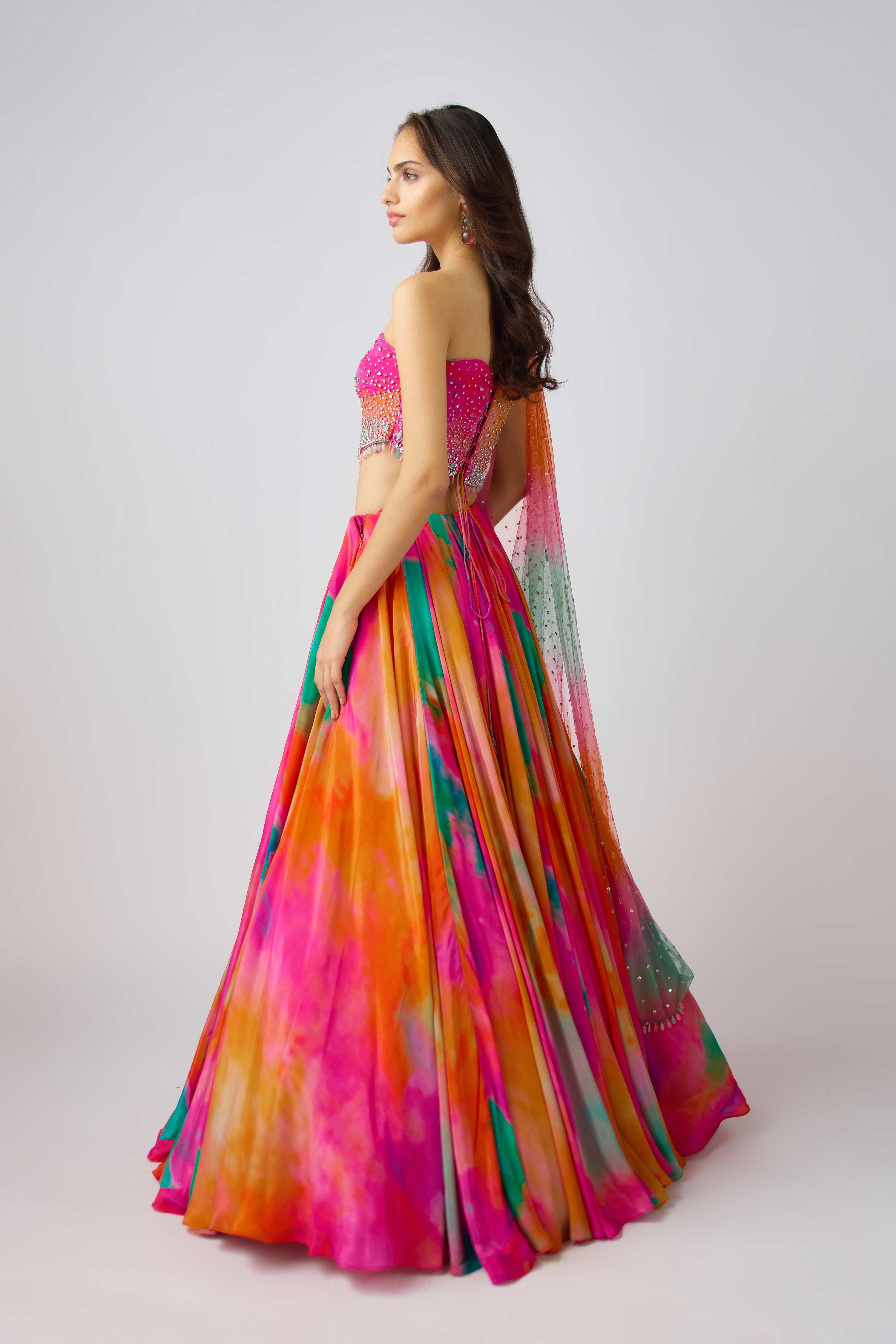 The Sunscape Lehenga  Mokshaa