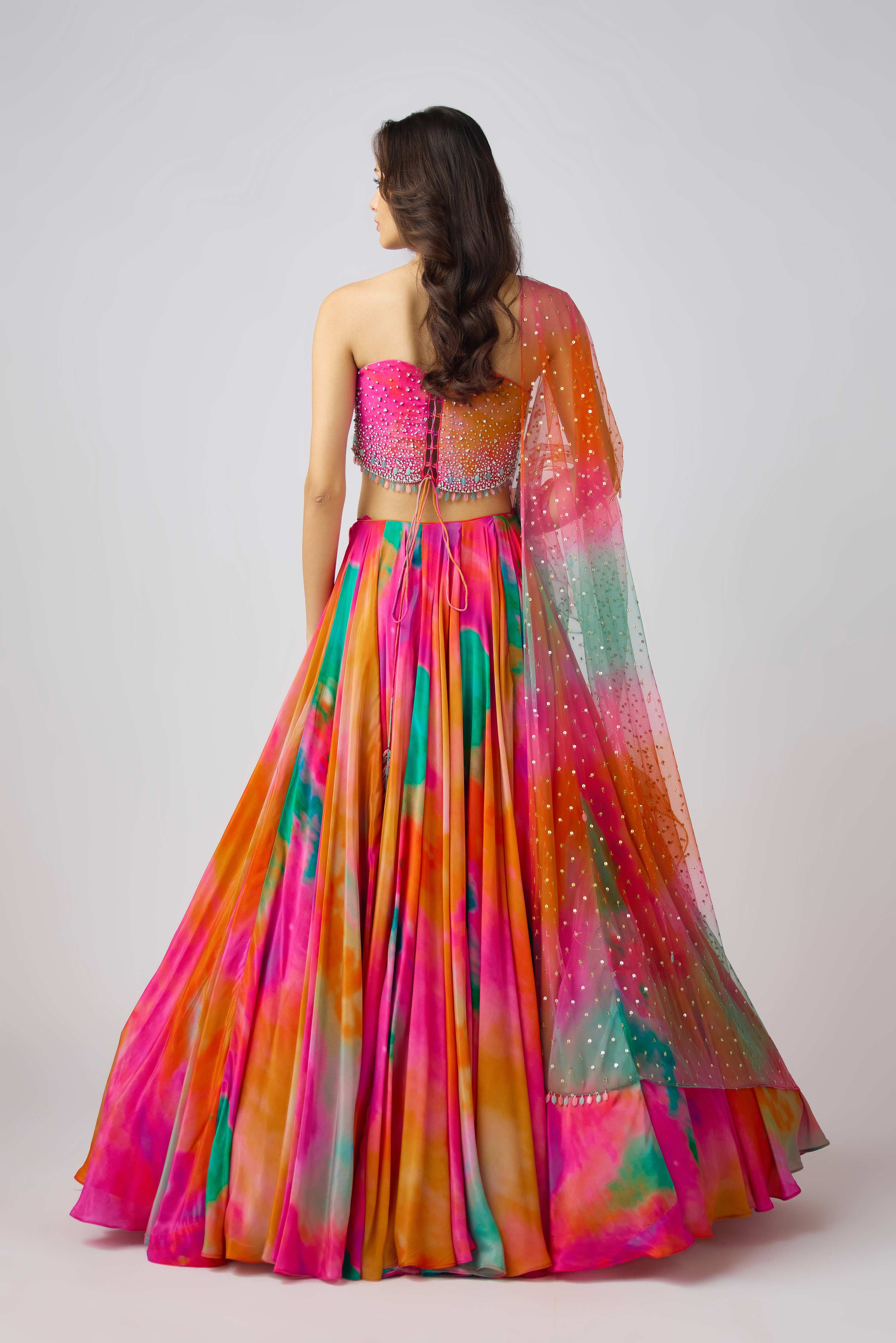 The Sunscape Lehenga  Mokshaa