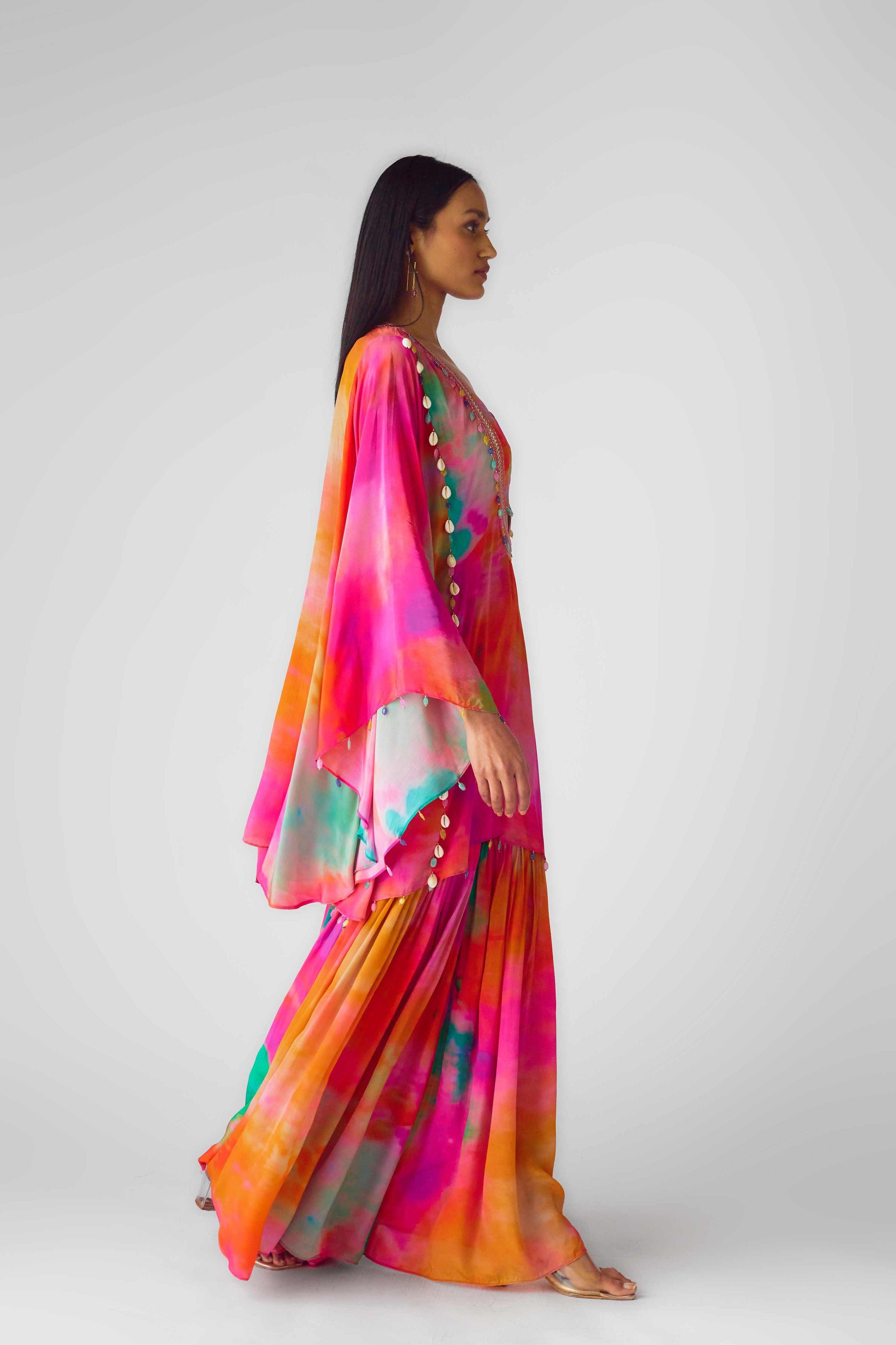 The Abstract Sunlit Sharara Set  Mokshaa