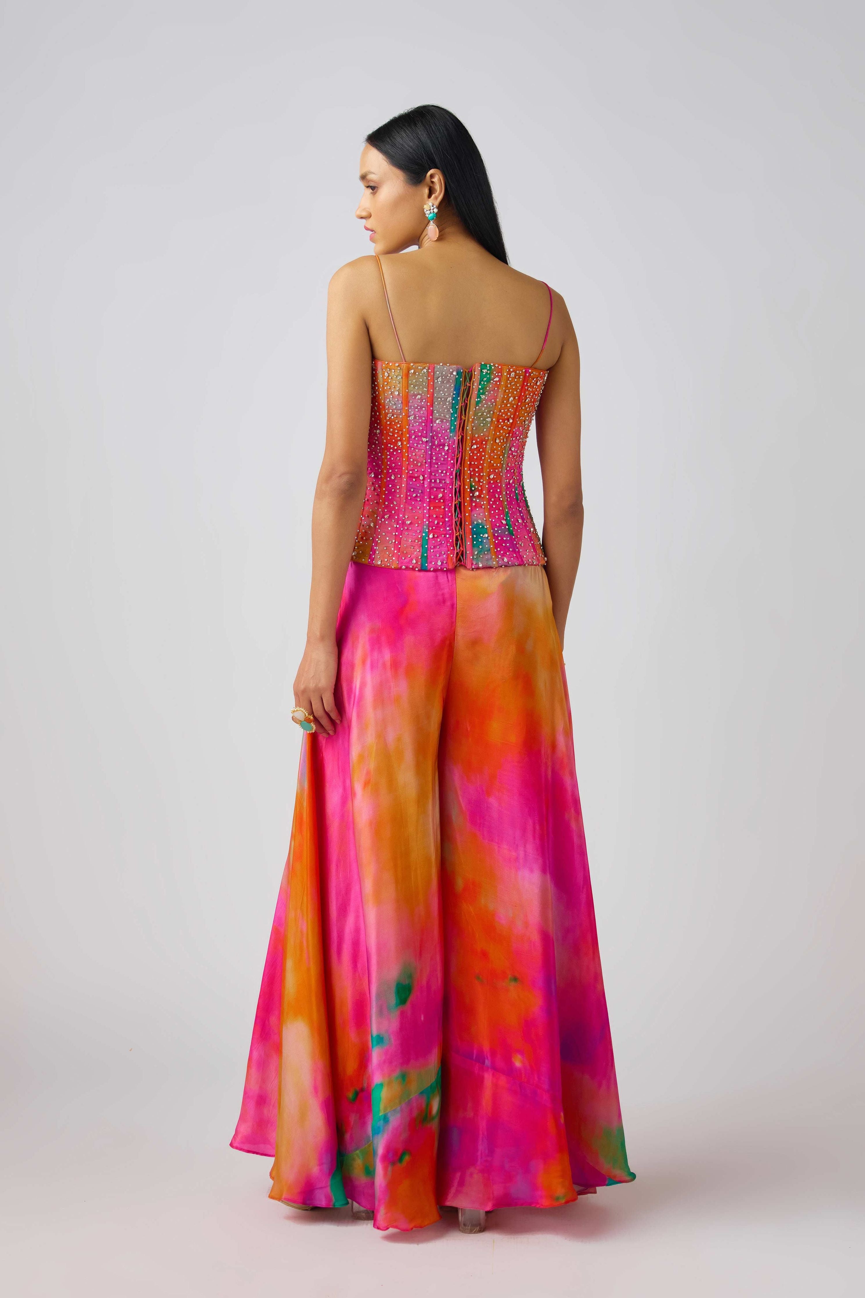 The Sunscape Drift Corset Set  Mokshaa