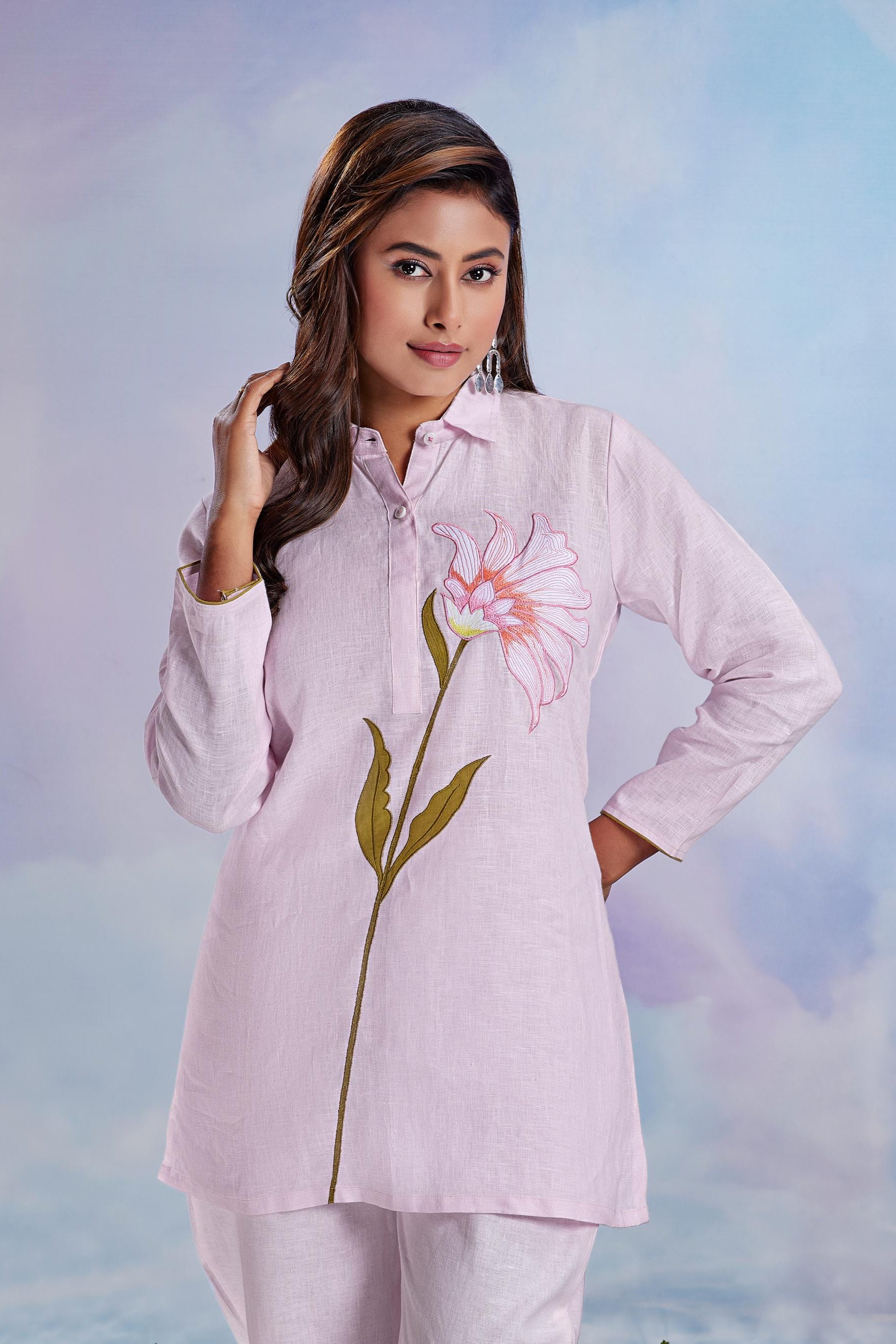 Blush Pink Floral Co-Ord Set