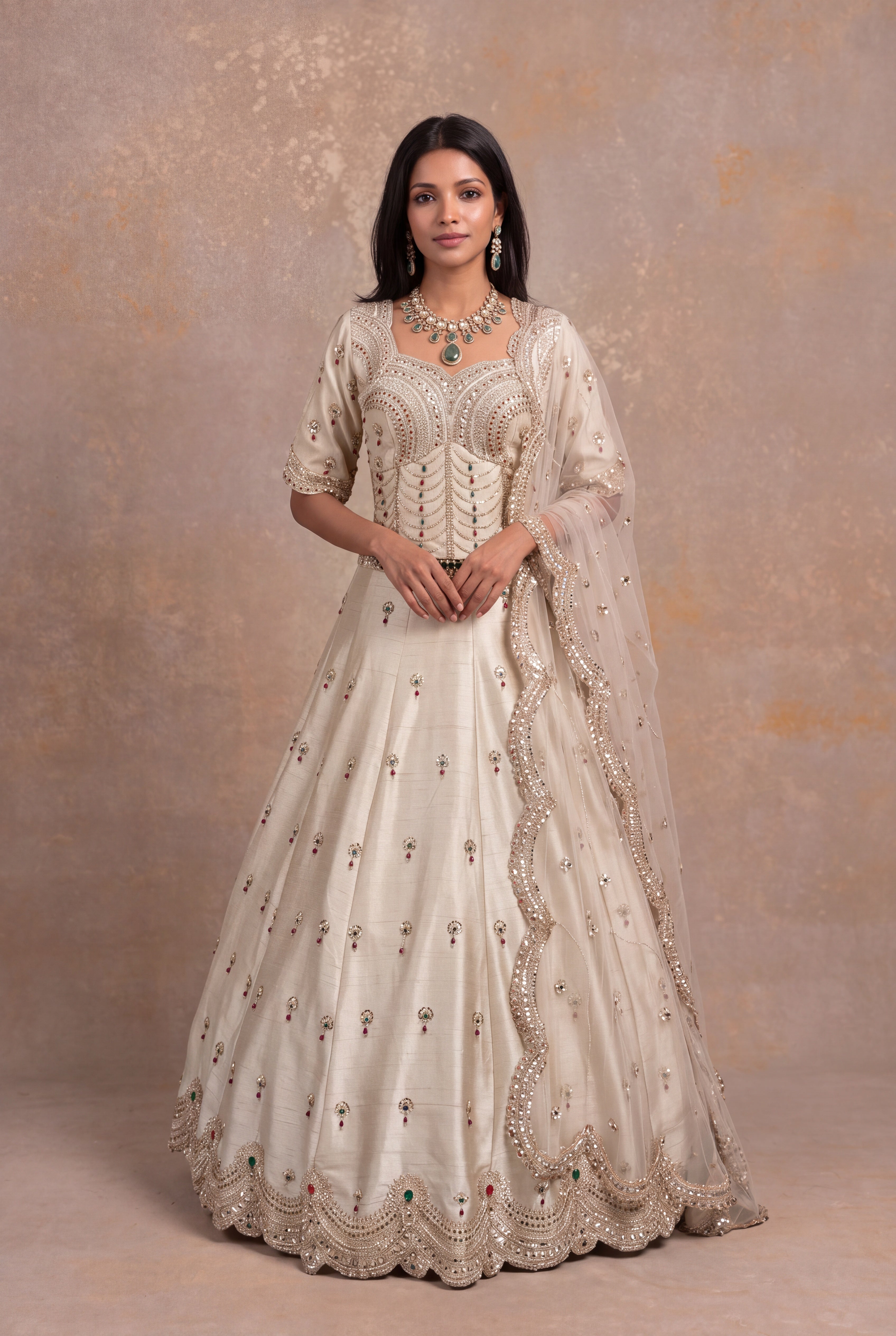 Shop Mehendi Lehengas Online