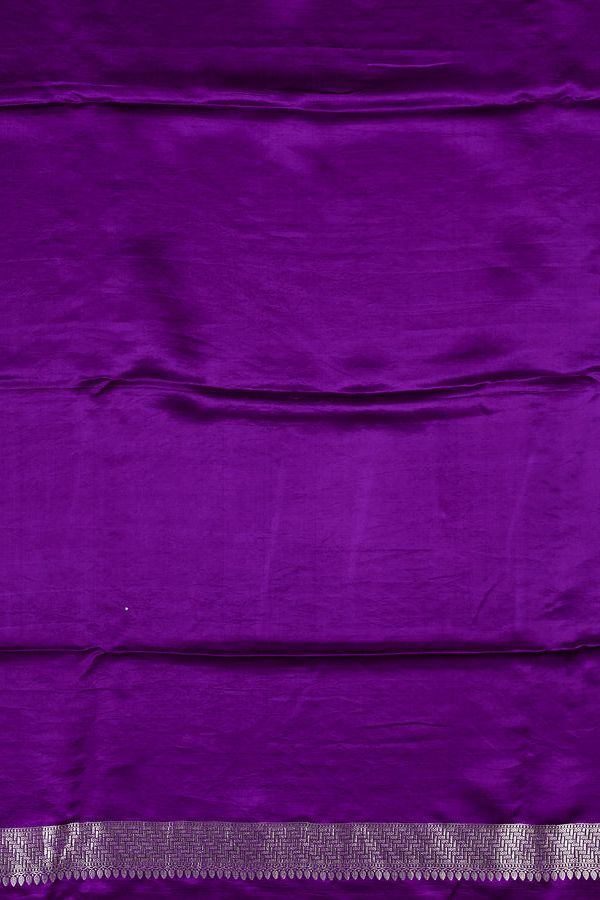 Purple Banarasi Silk Saree - Mokshaa