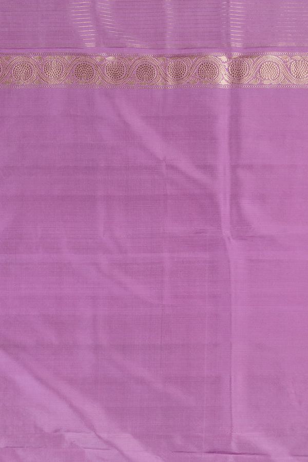 Lavender Banarasi Silk Saree - Mokshaa