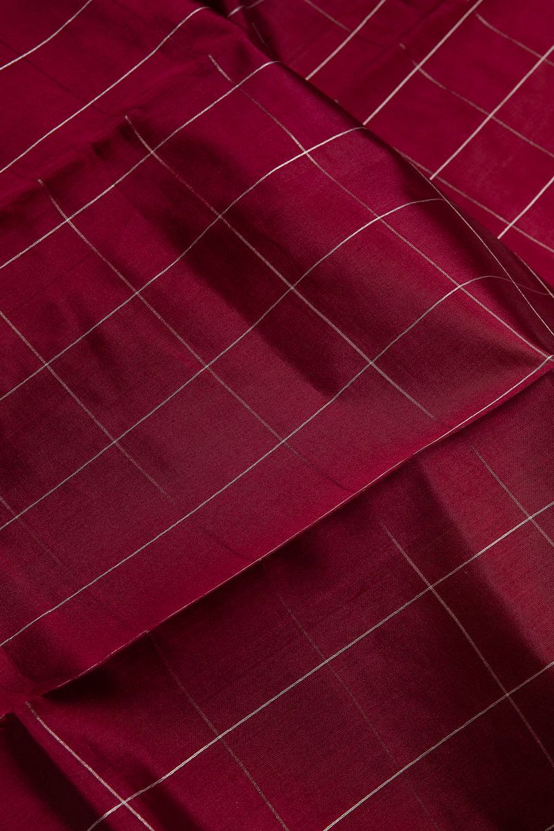 Maroon Banarasi Saree - Mokshaa