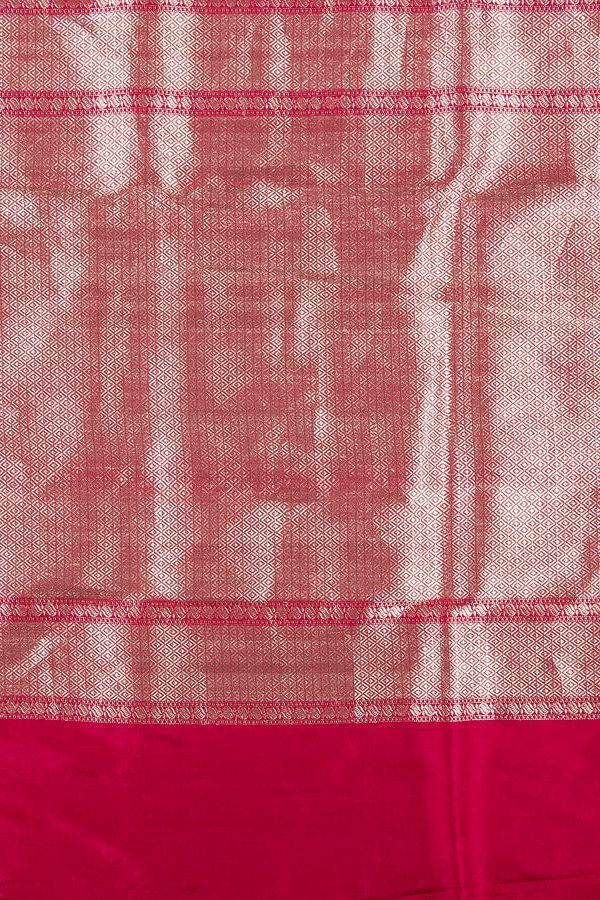 Maroon Banarasi Silk Saree - Mokshaa