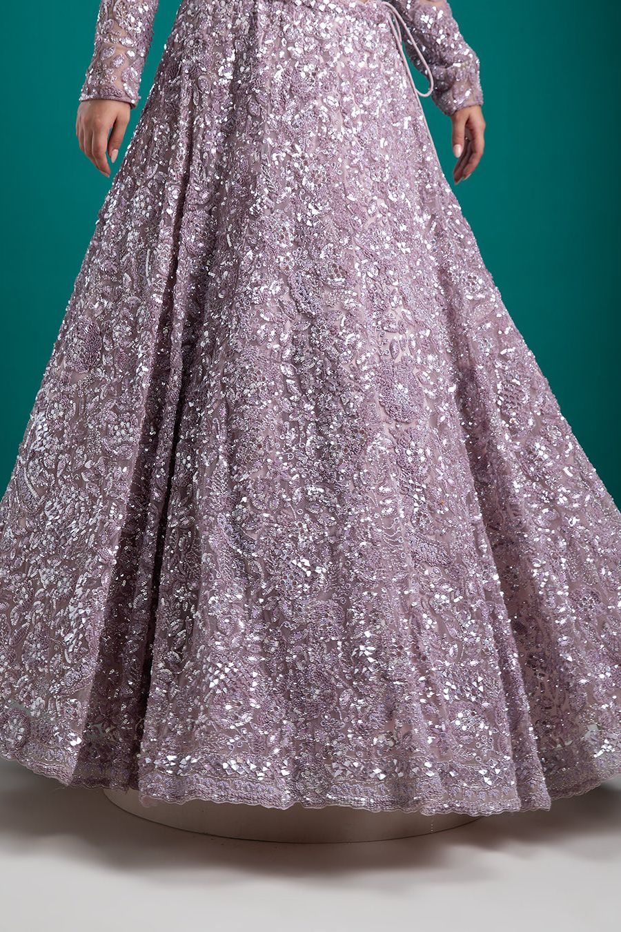 Lavender Lehenga Set - Mokshaa