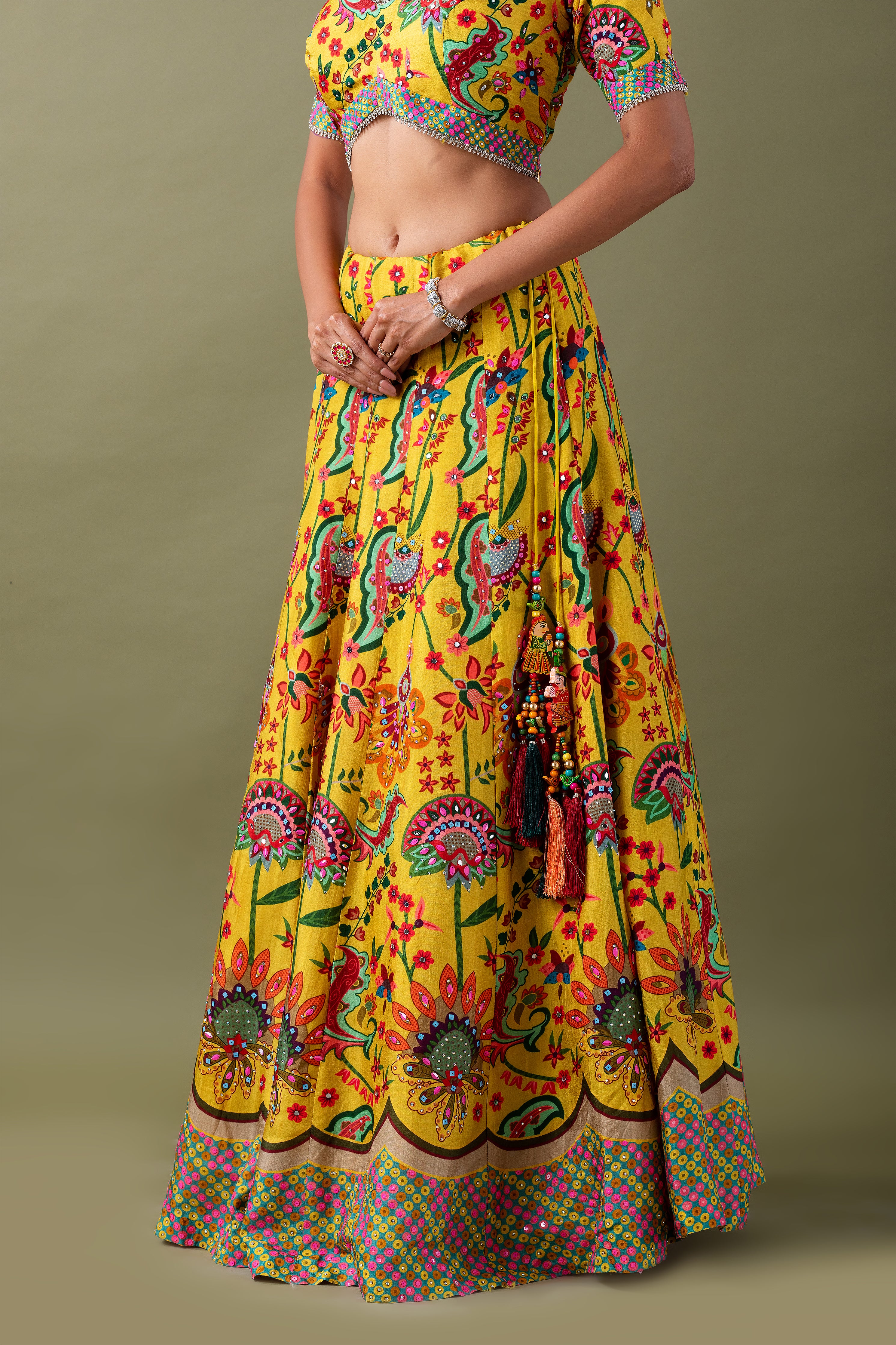 Yellow Lehenga Set