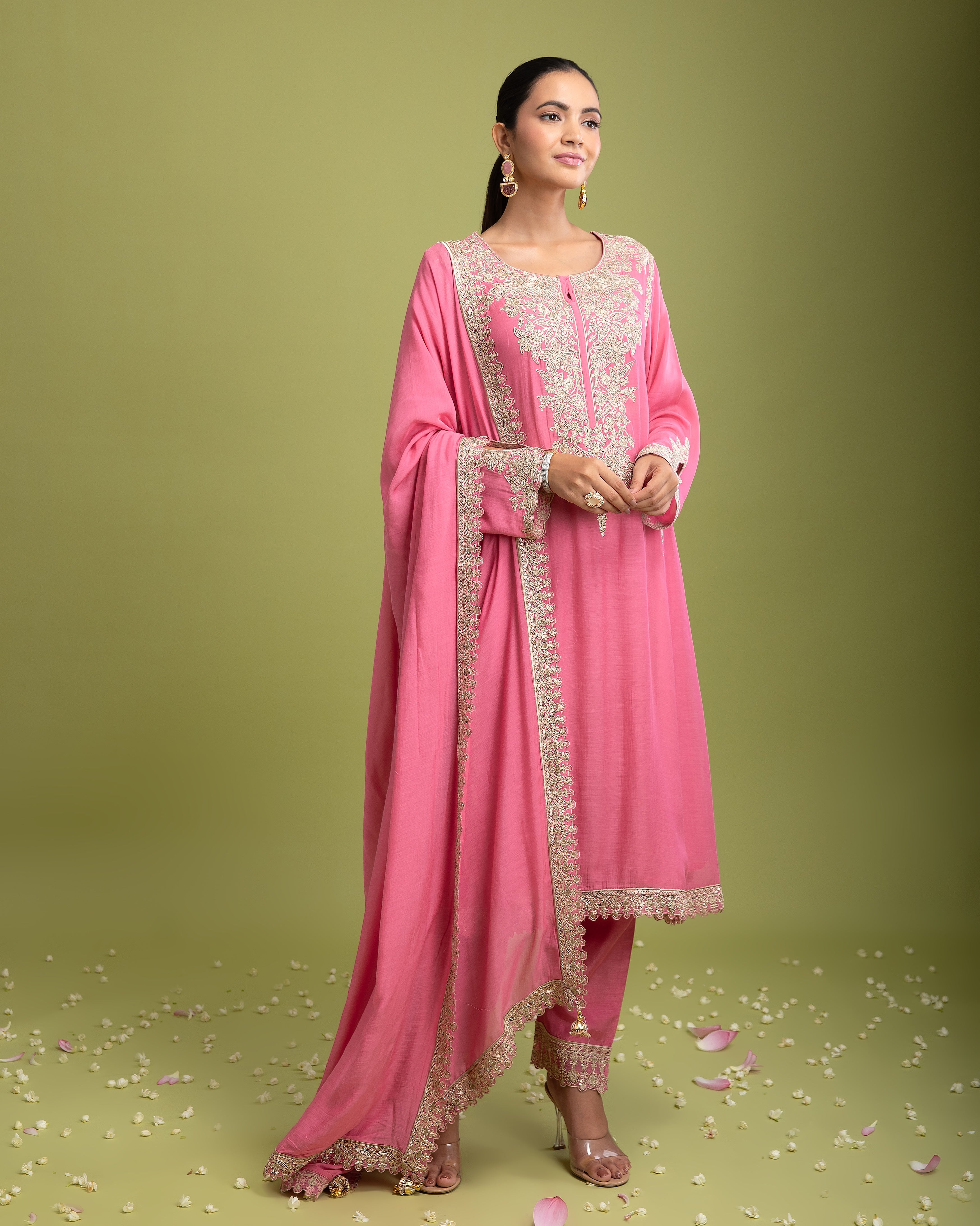 Pink Salwar Set - Mokshaa