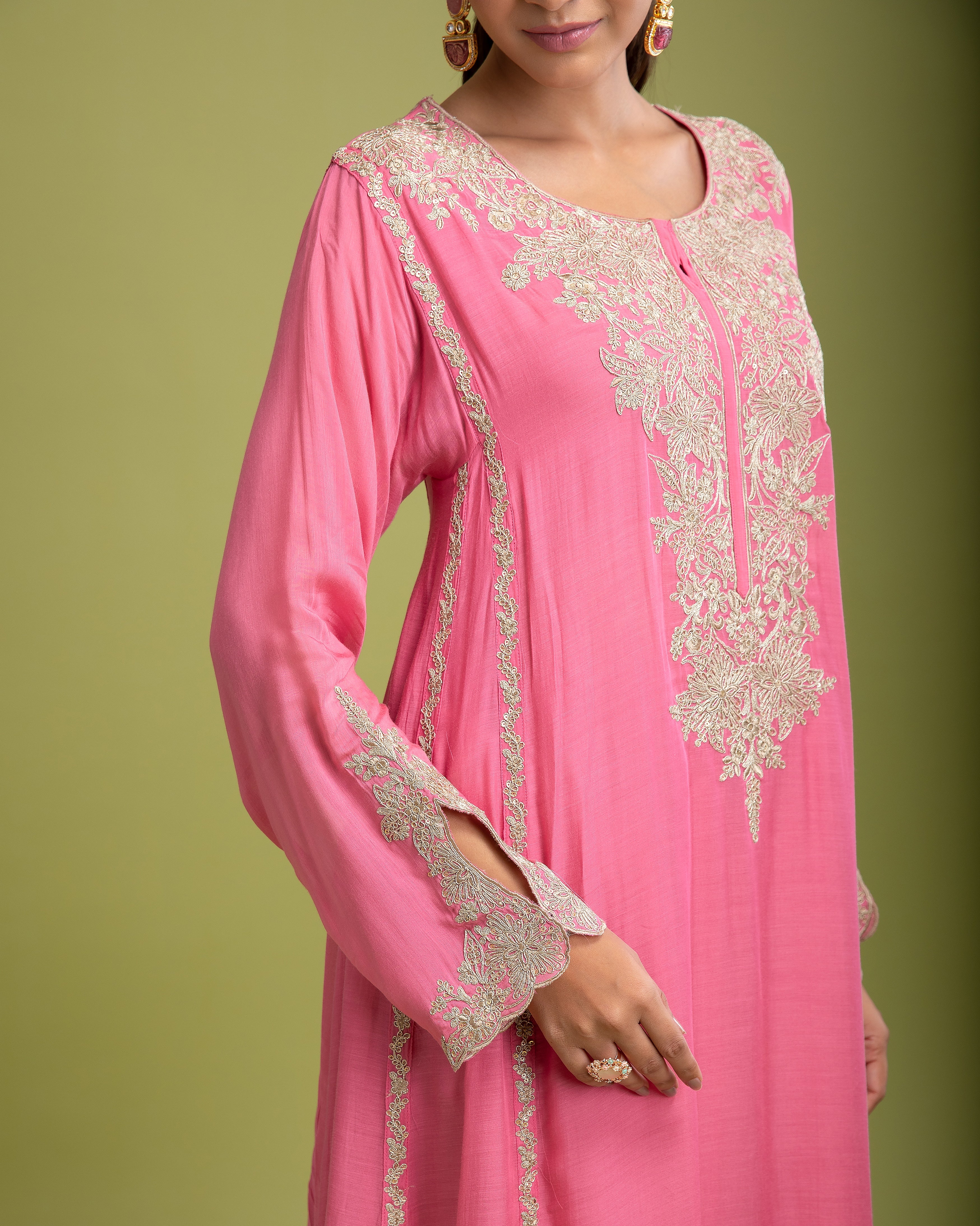 Pink Salwar Set - Mokshaa