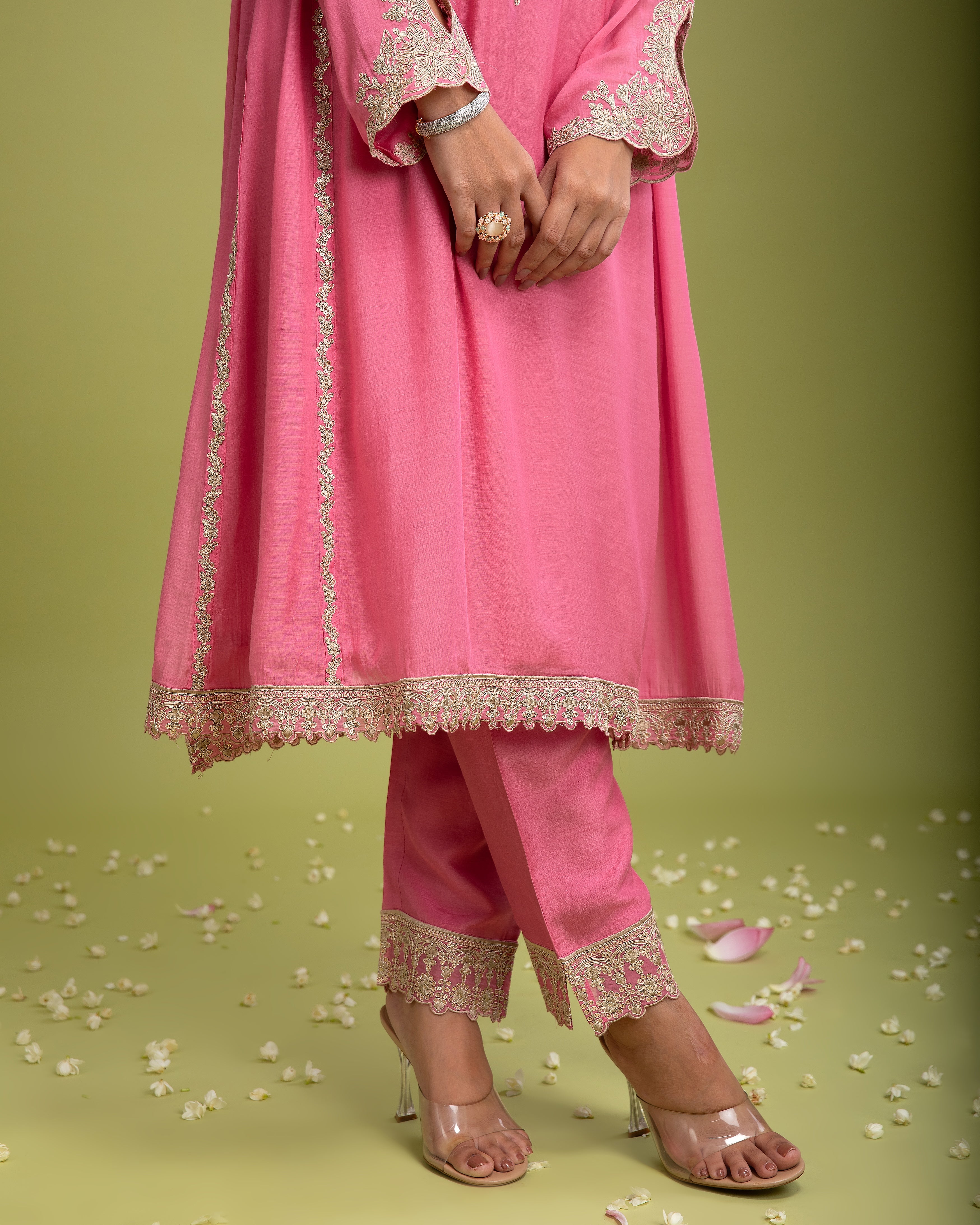 Pink Salwar Set - Mokshaa