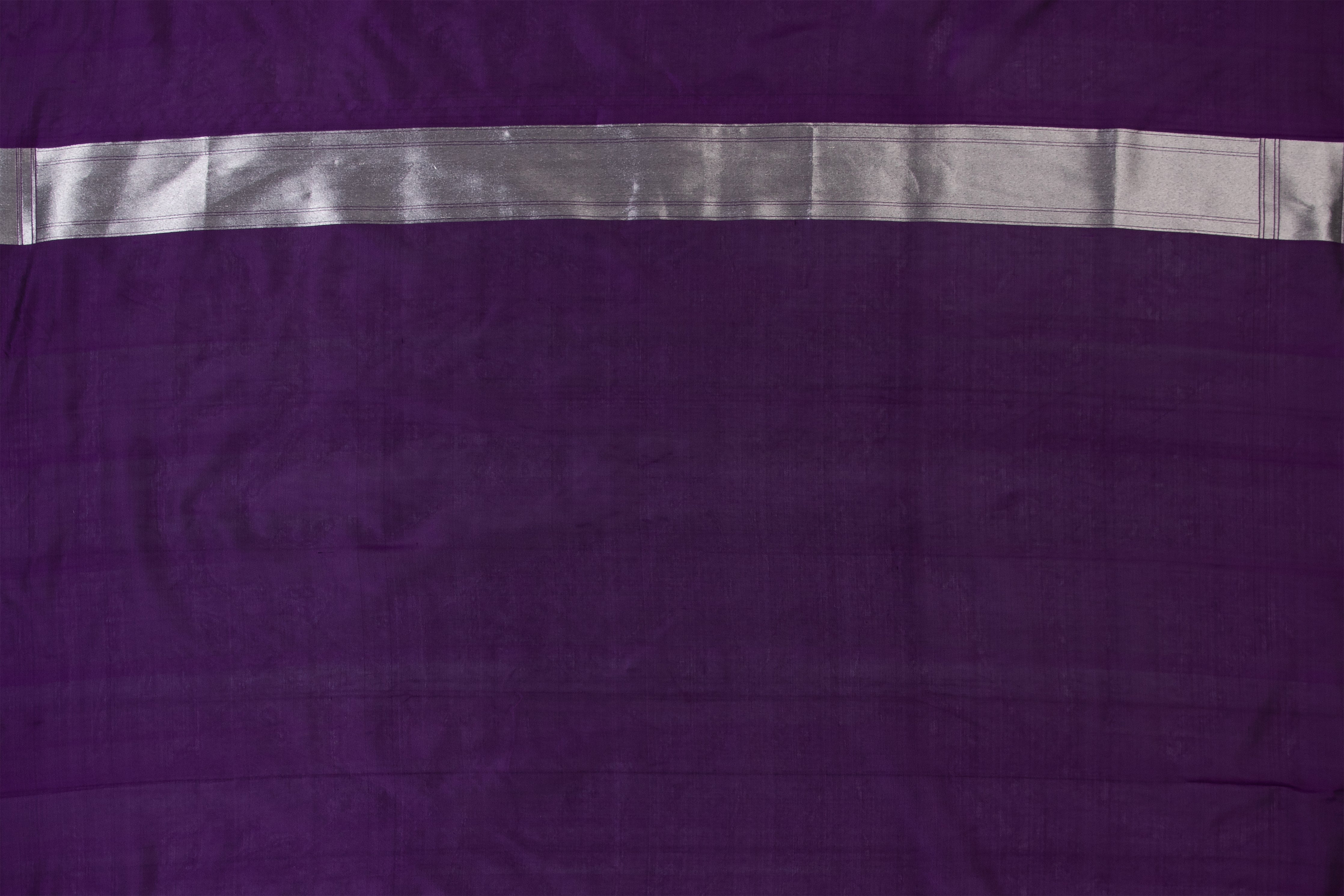 Dark Purple Banaras Silk Saree - Mokshaa