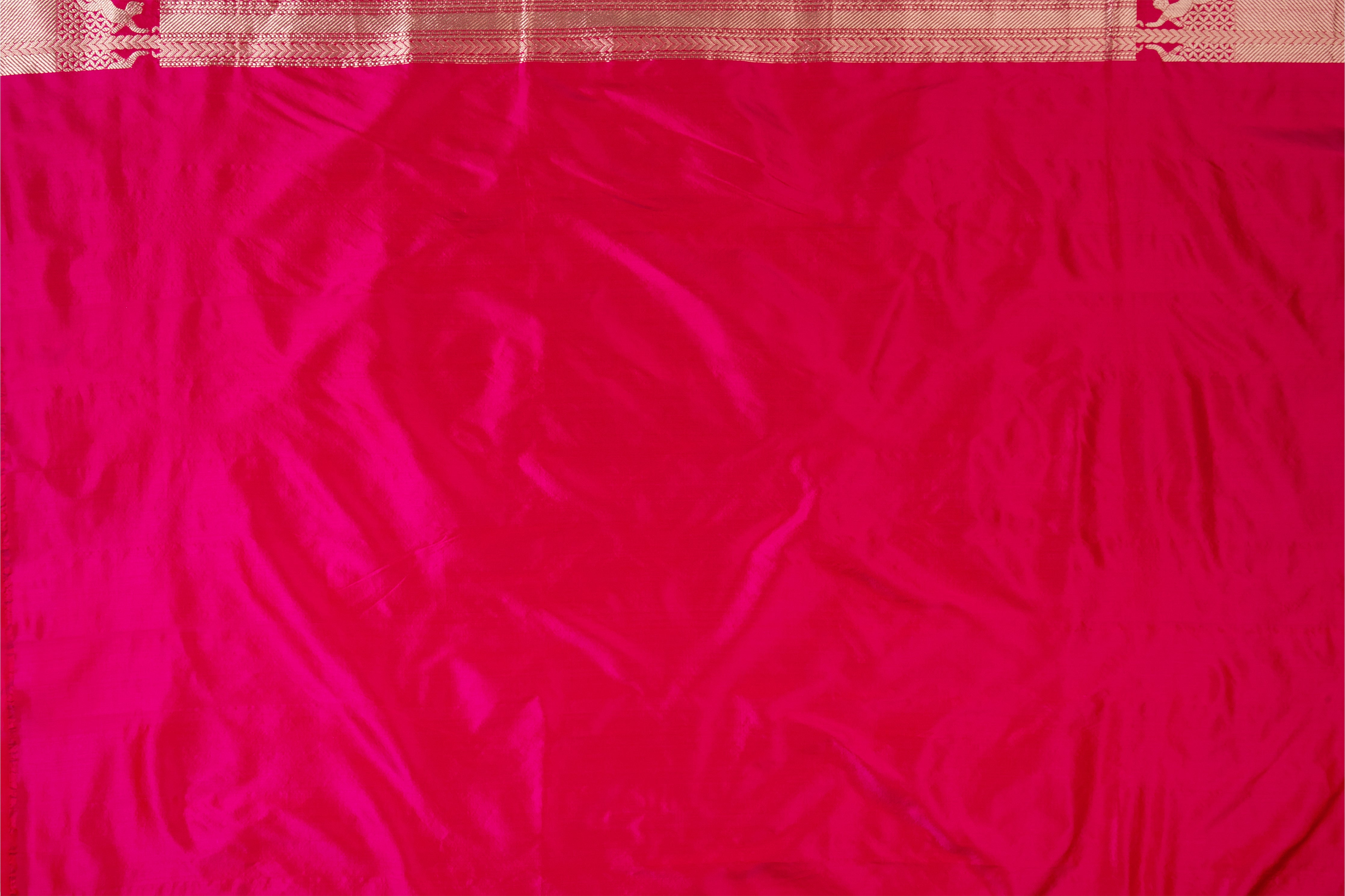 Rani Pink Banaras Silk Saree - Mokshaa