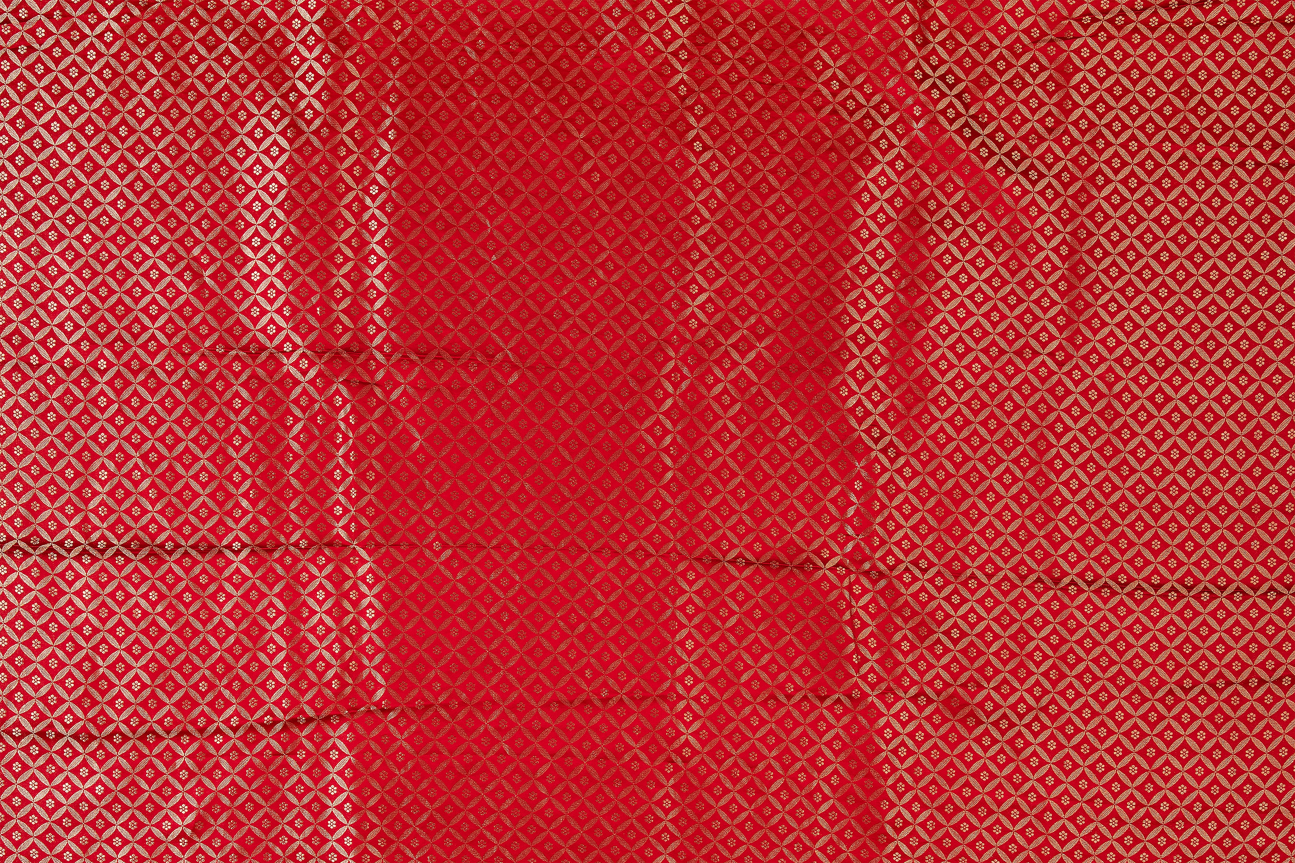 Red Banaras Silk Saree - Mokshaa