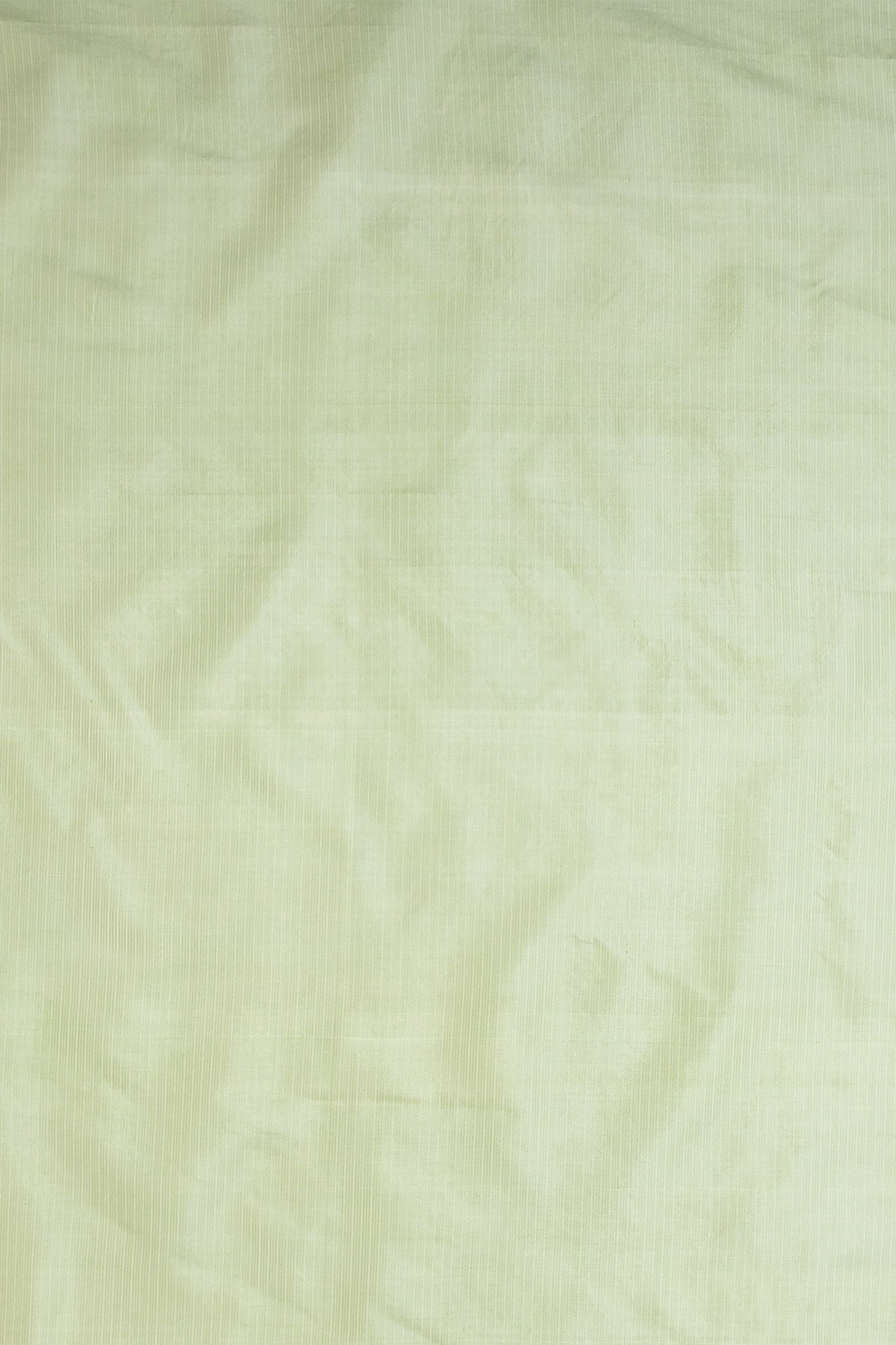 Mint Green Banaras Tissue Kotta Saree - Mokshaa