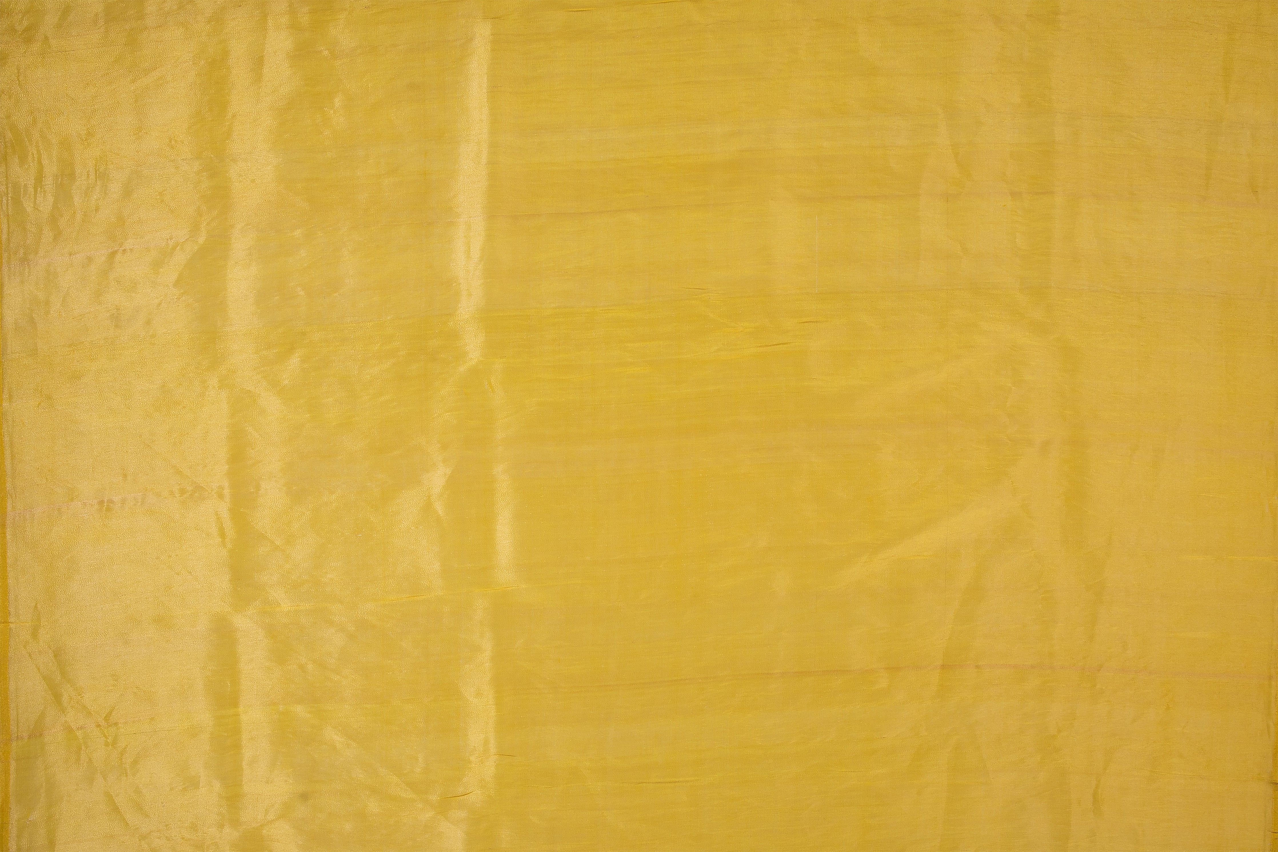 Yellow Banaras Silk Saree - Mokshaa