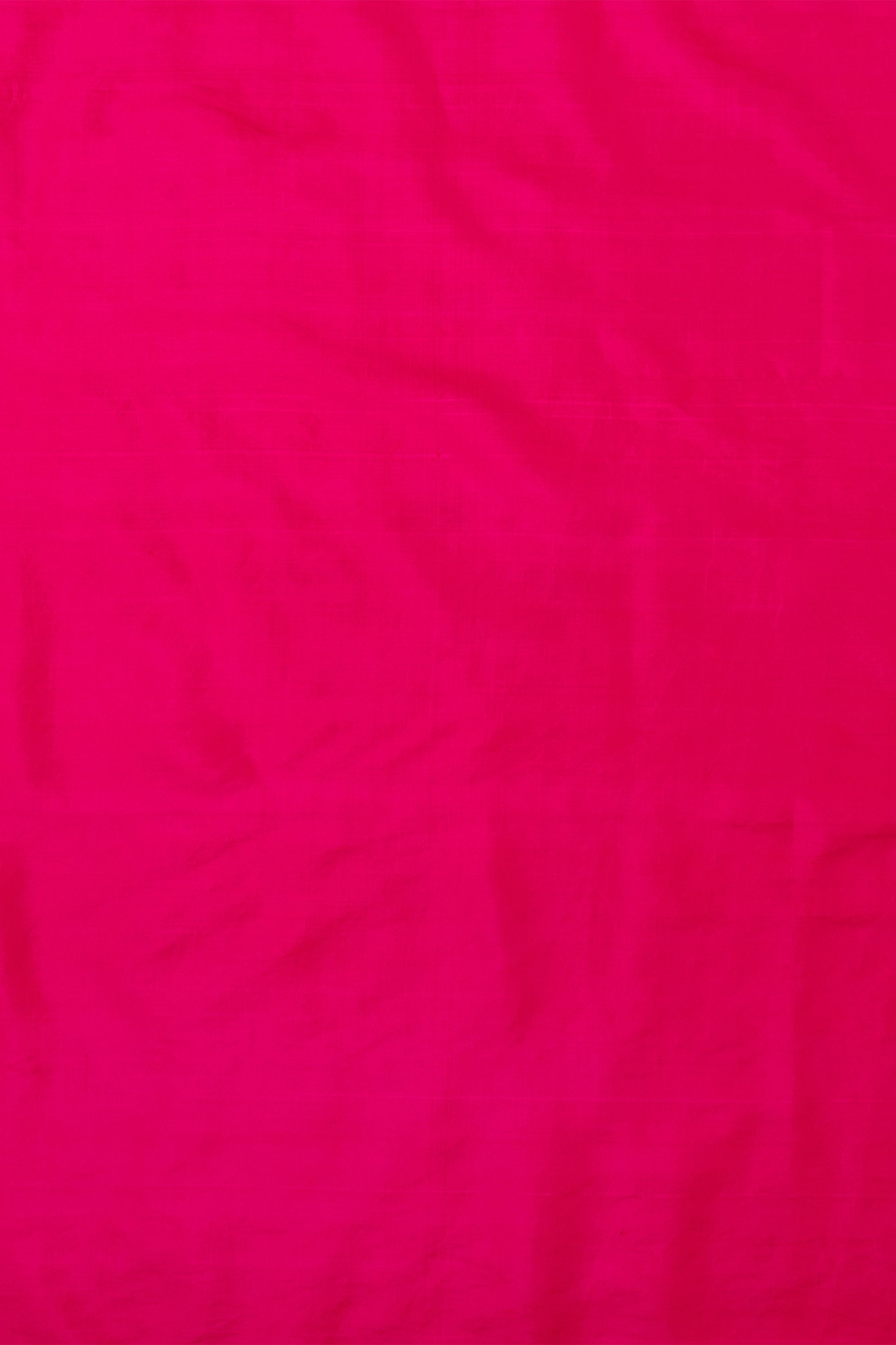 Hot Pink Banaras Silk Saree - Mokshaa