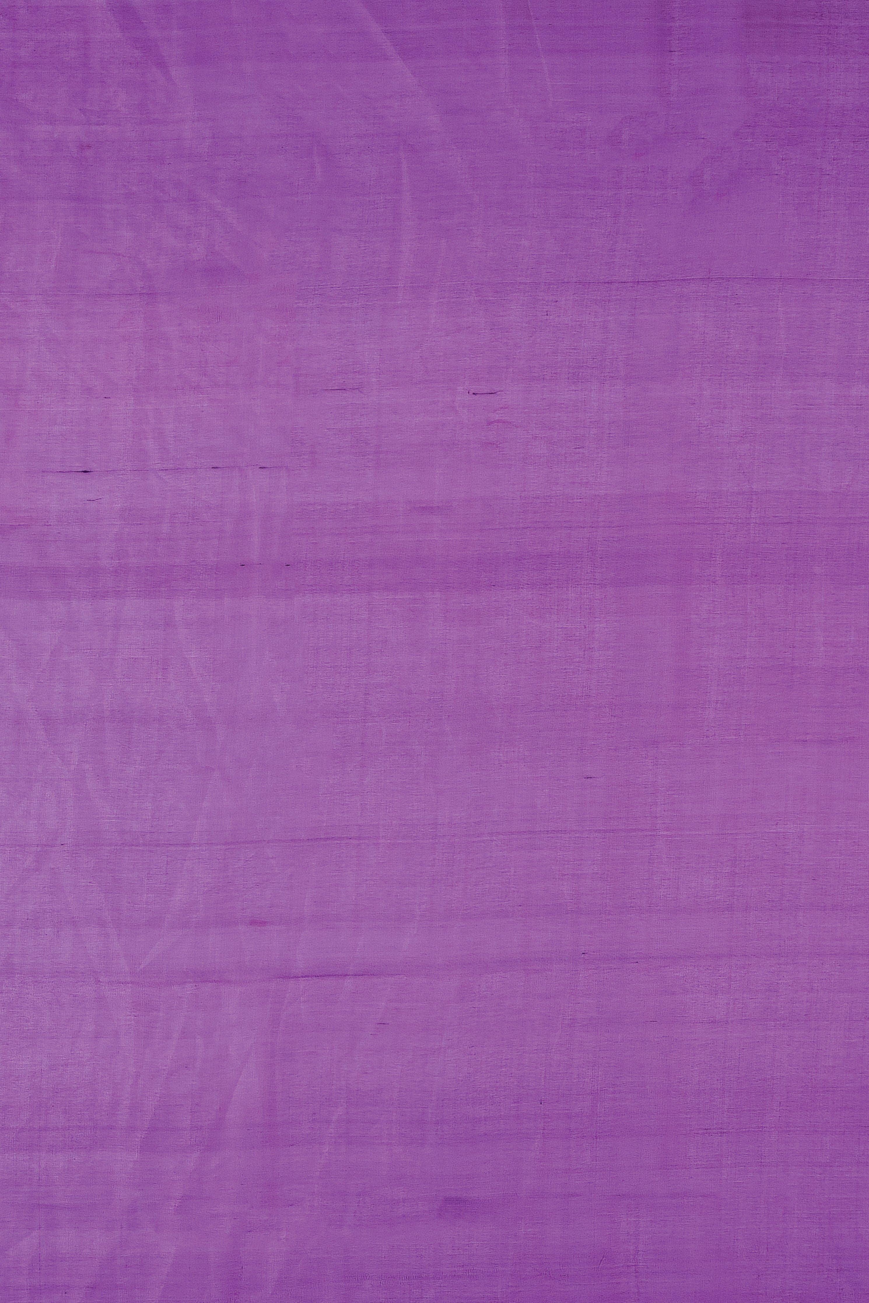 Deep Purple Banaras Kora Silk Saree - Mokshaa