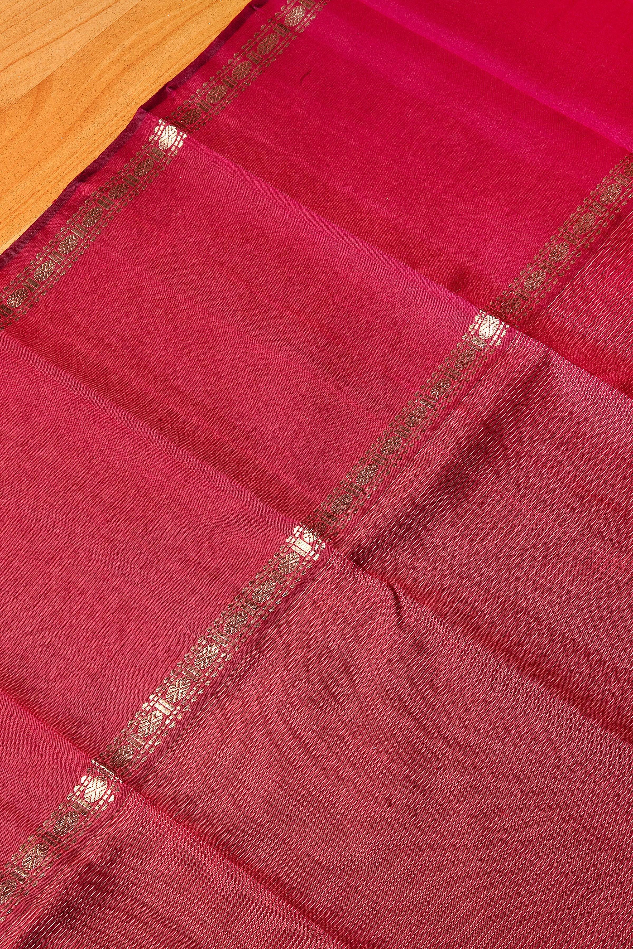 Pink Kanchipuram Silk Saree - Mokshaa