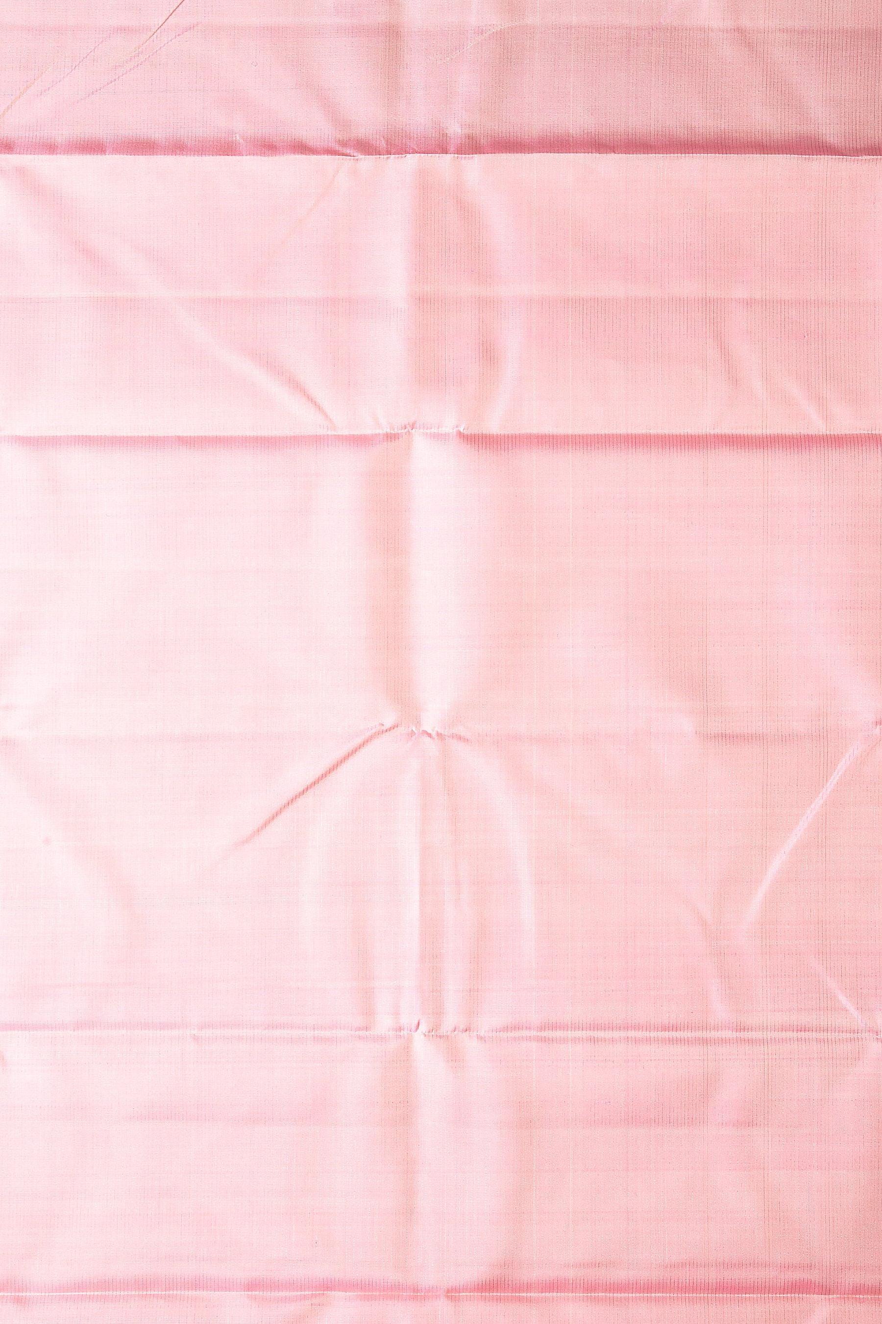 Pink Kanchipuram Silk Saree - Mokshaa