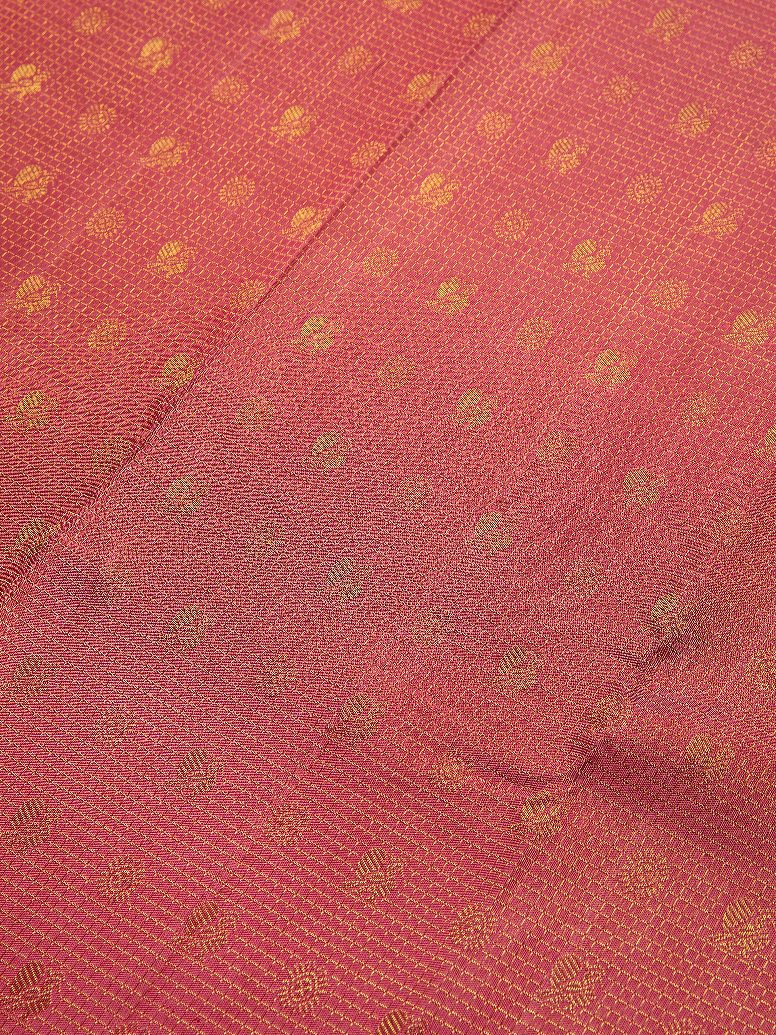 Pink Kanchipuram Silk Saree - Mokshaa