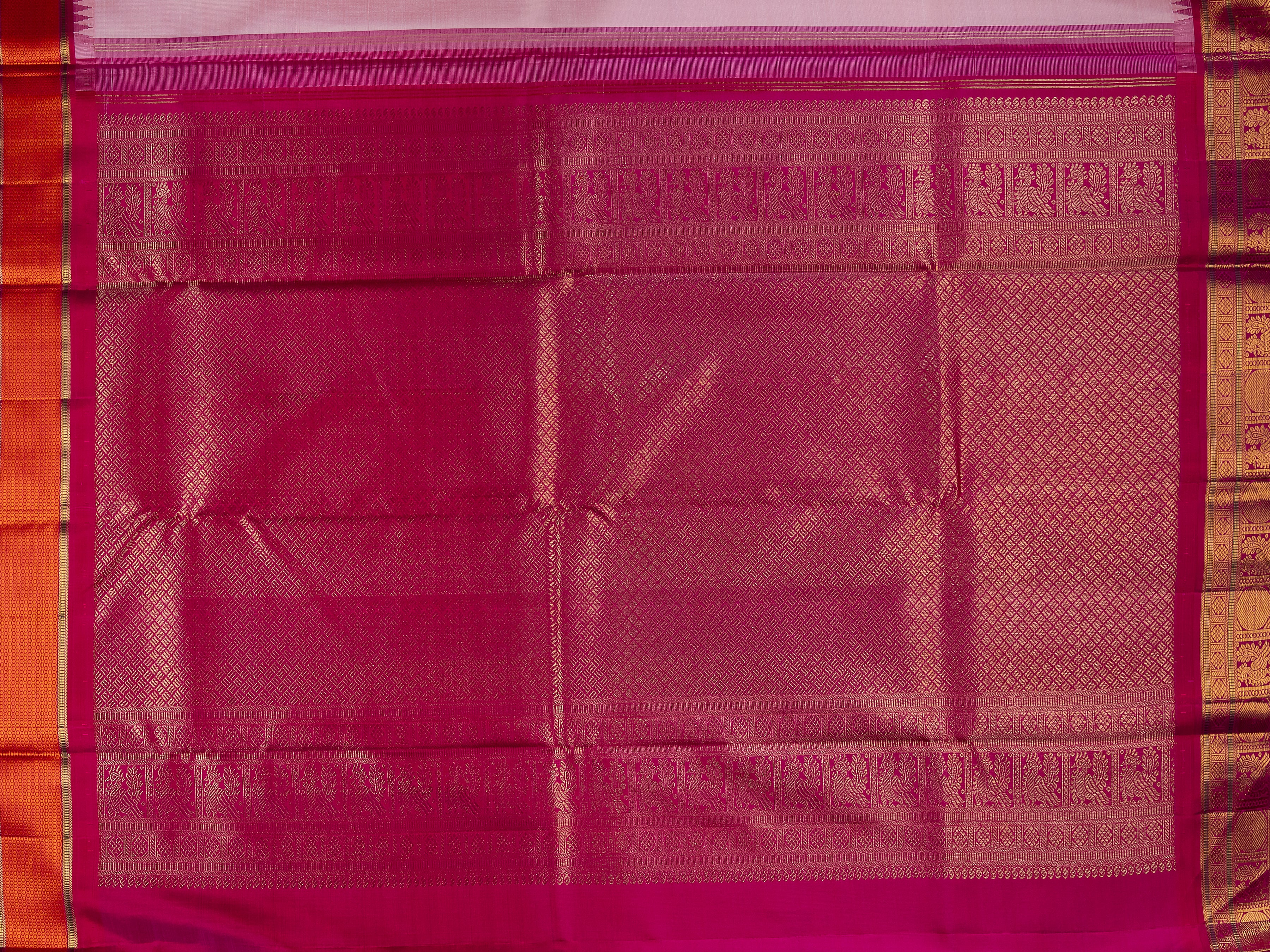 Pink Kanchipuram Silk Saree - Mokshaa