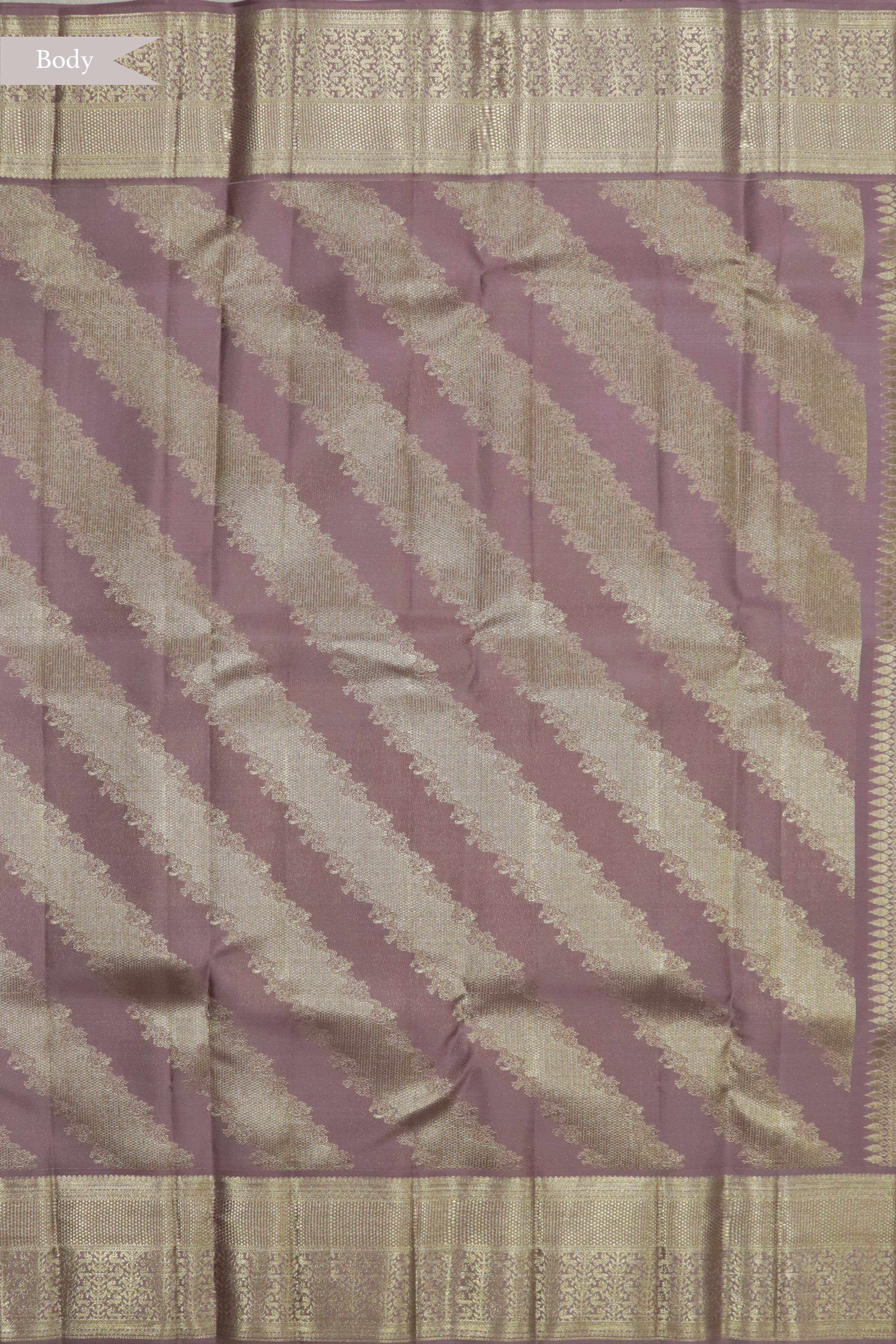 Onion Pink Kanchivaram Silk Saree