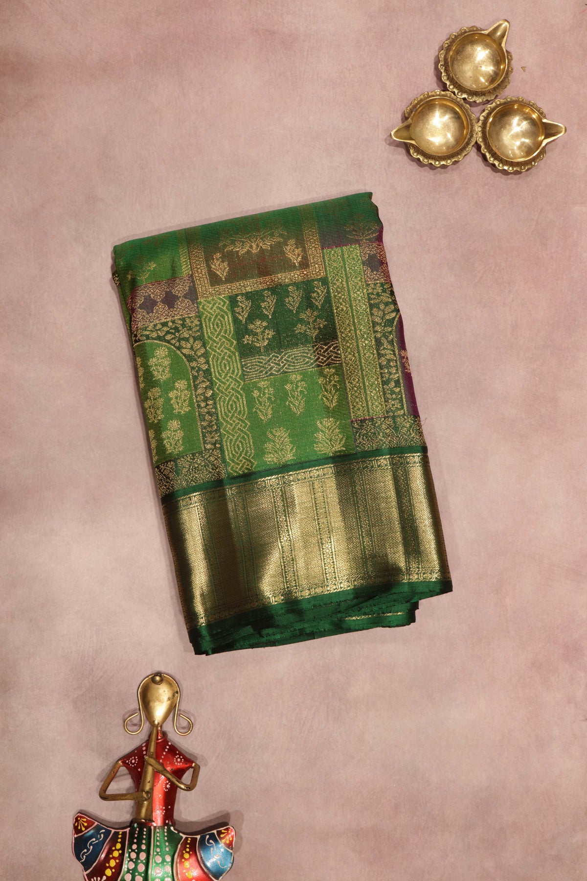 Emerald Green  Kanchivaram Silk Saree