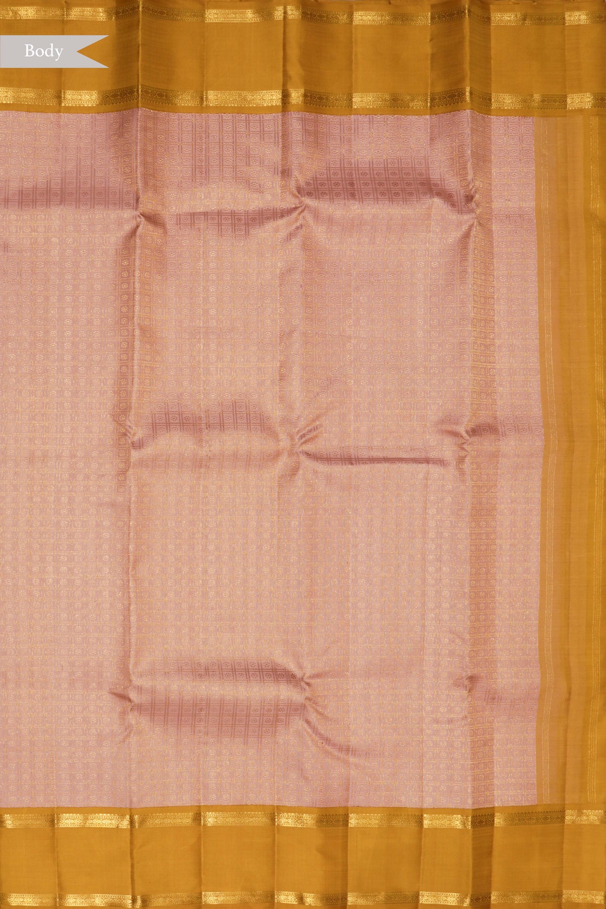 Baby Pink Kanchivaram Silk Saree