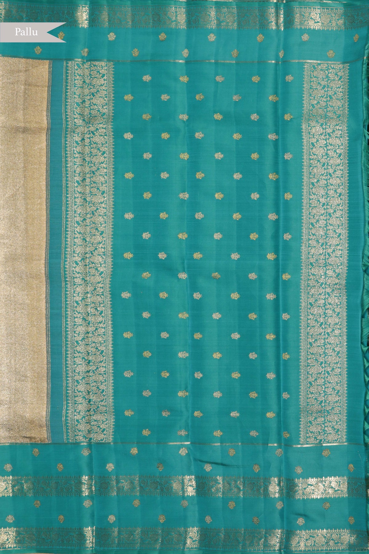 Silver Gold Kanchivaram Tissue Silk Saree
