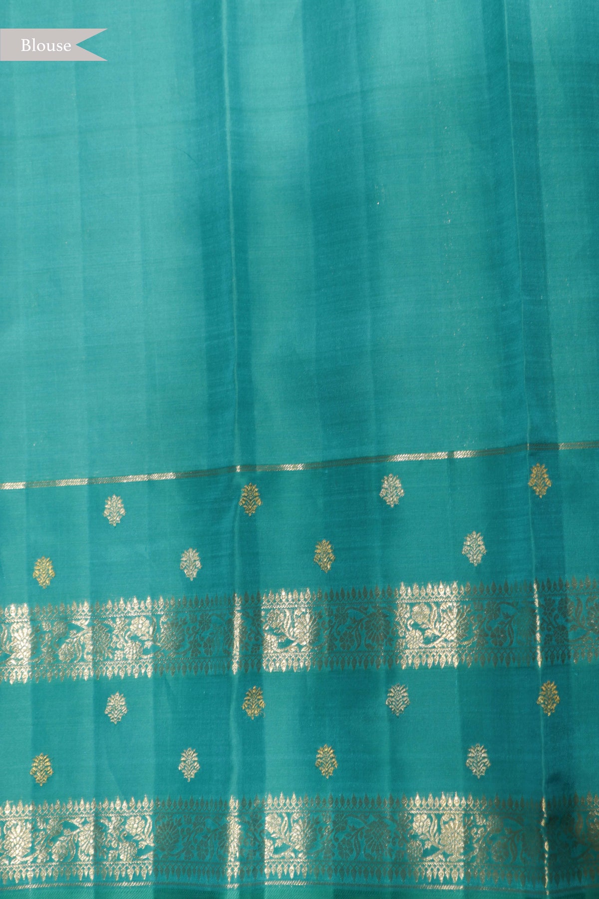 Silver Gold Kanchivaram Tissue Silk Saree