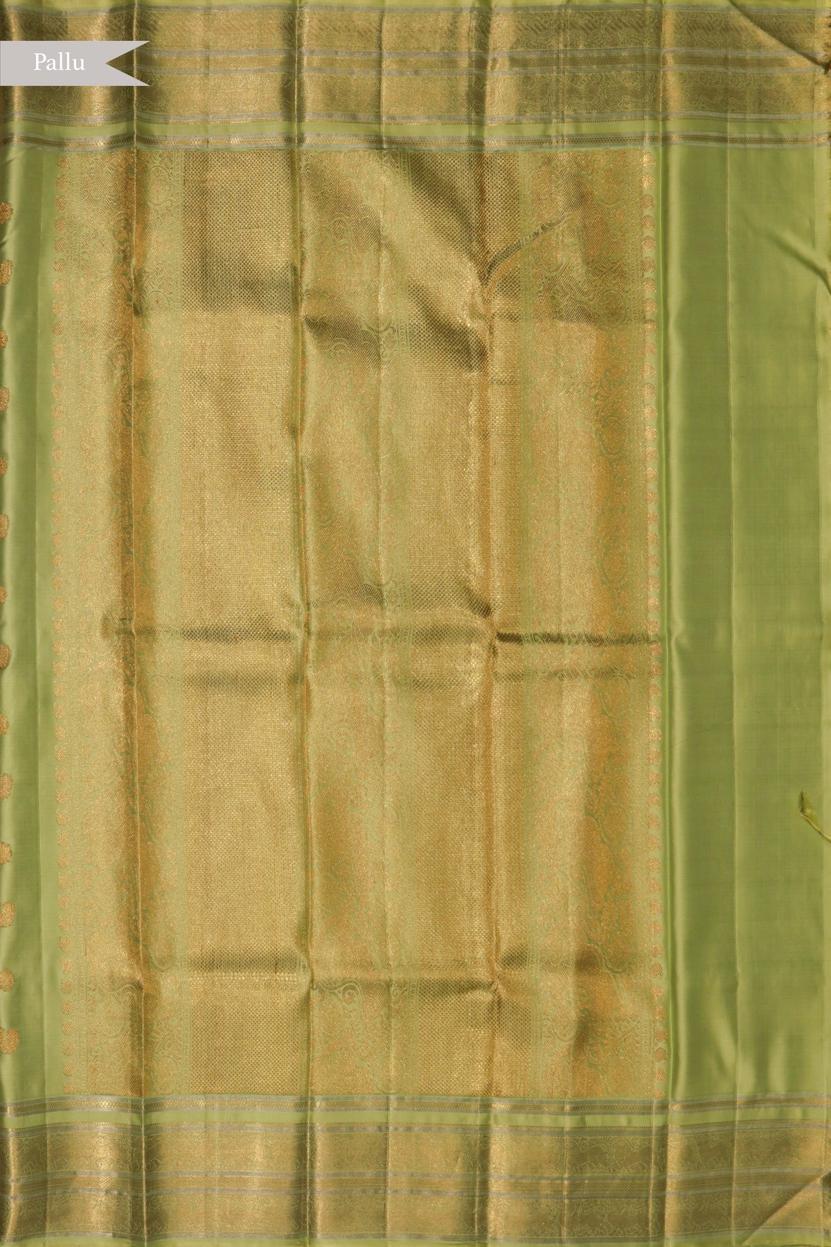 Pista Green Twill Silk Saree