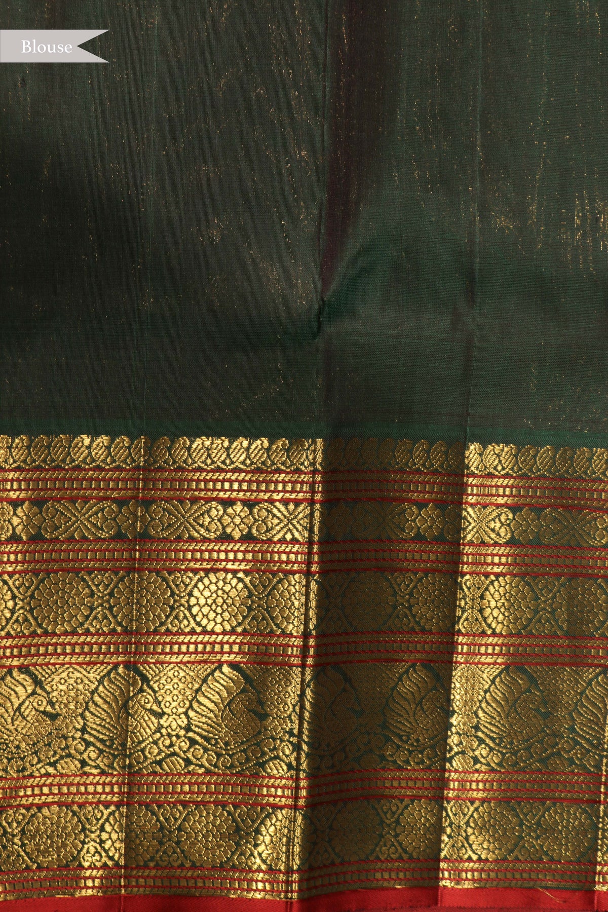 Peach Kanchivaram Silk Saree