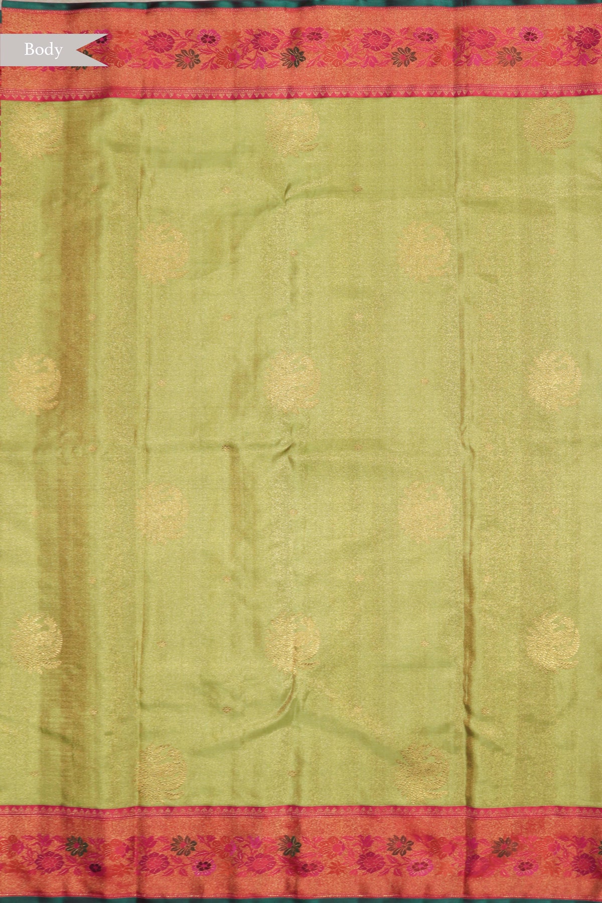Pista Green Kanchivaram Tissue Silk Saree