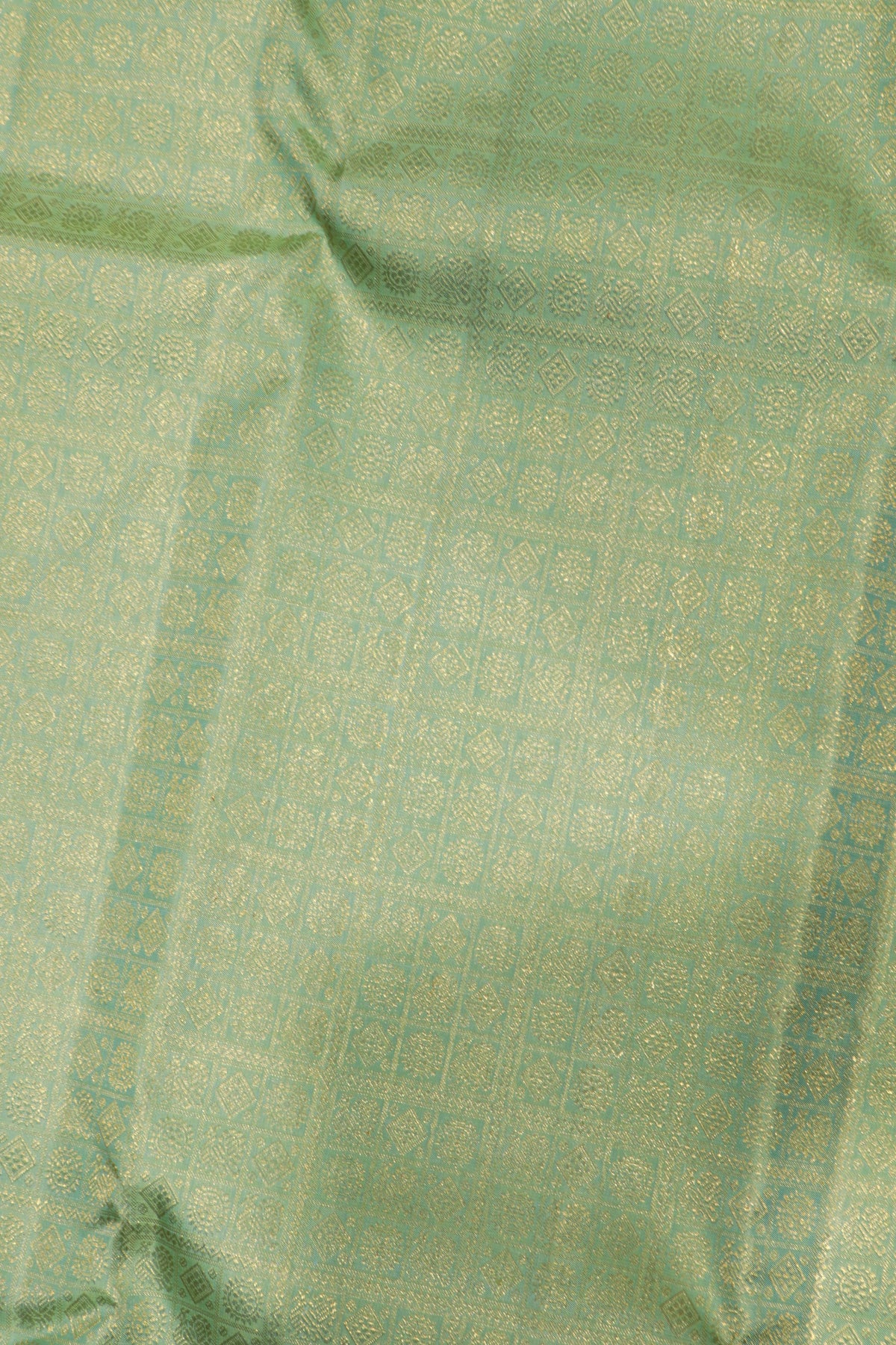 Sea Green Kanchivaram Silk Saree