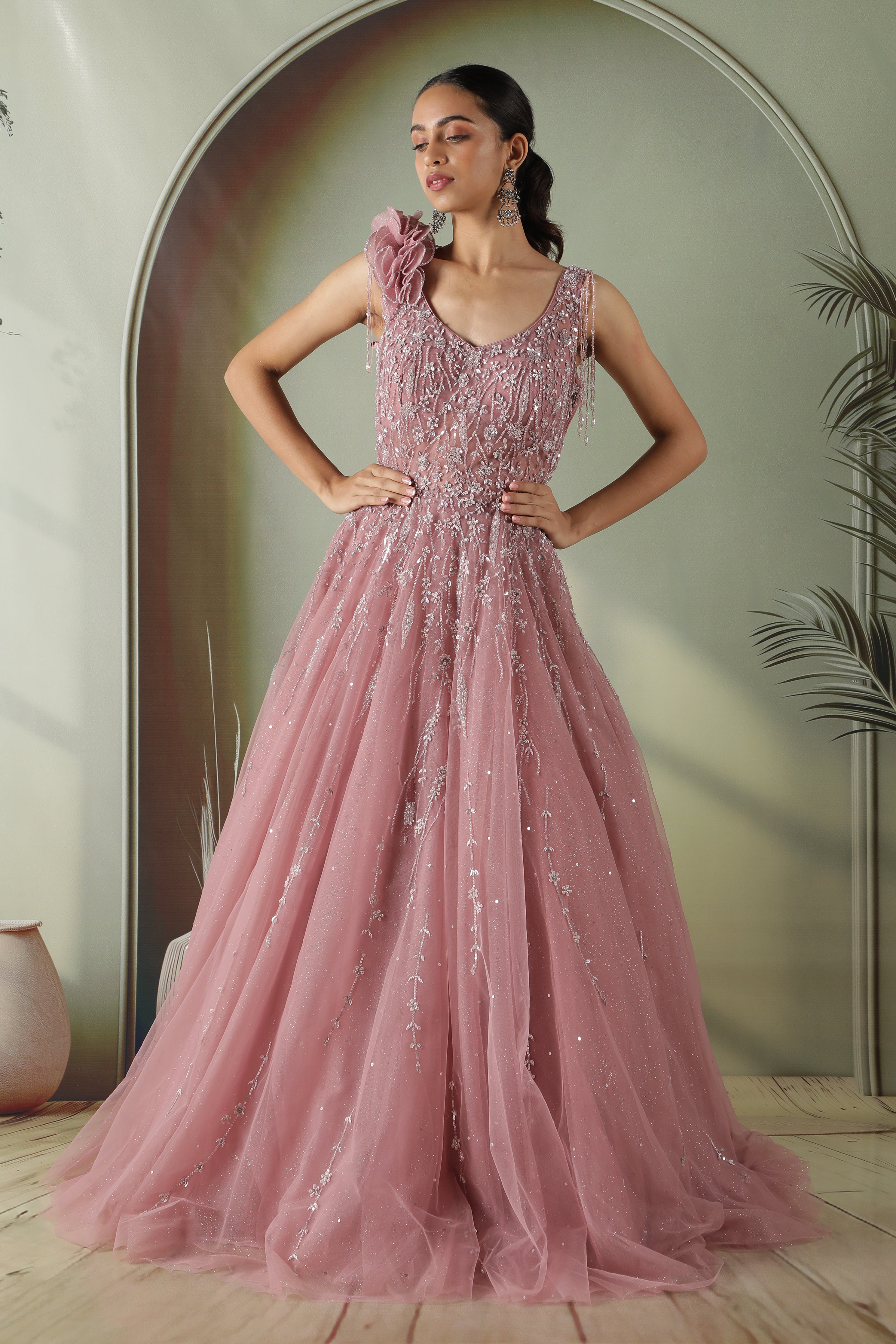 Lavender gown