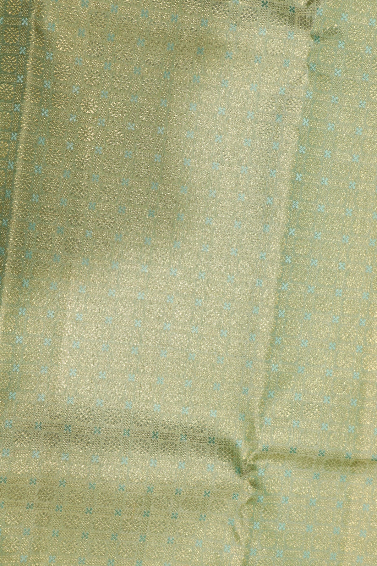 Sea Green Kanchivaram Silk Saree