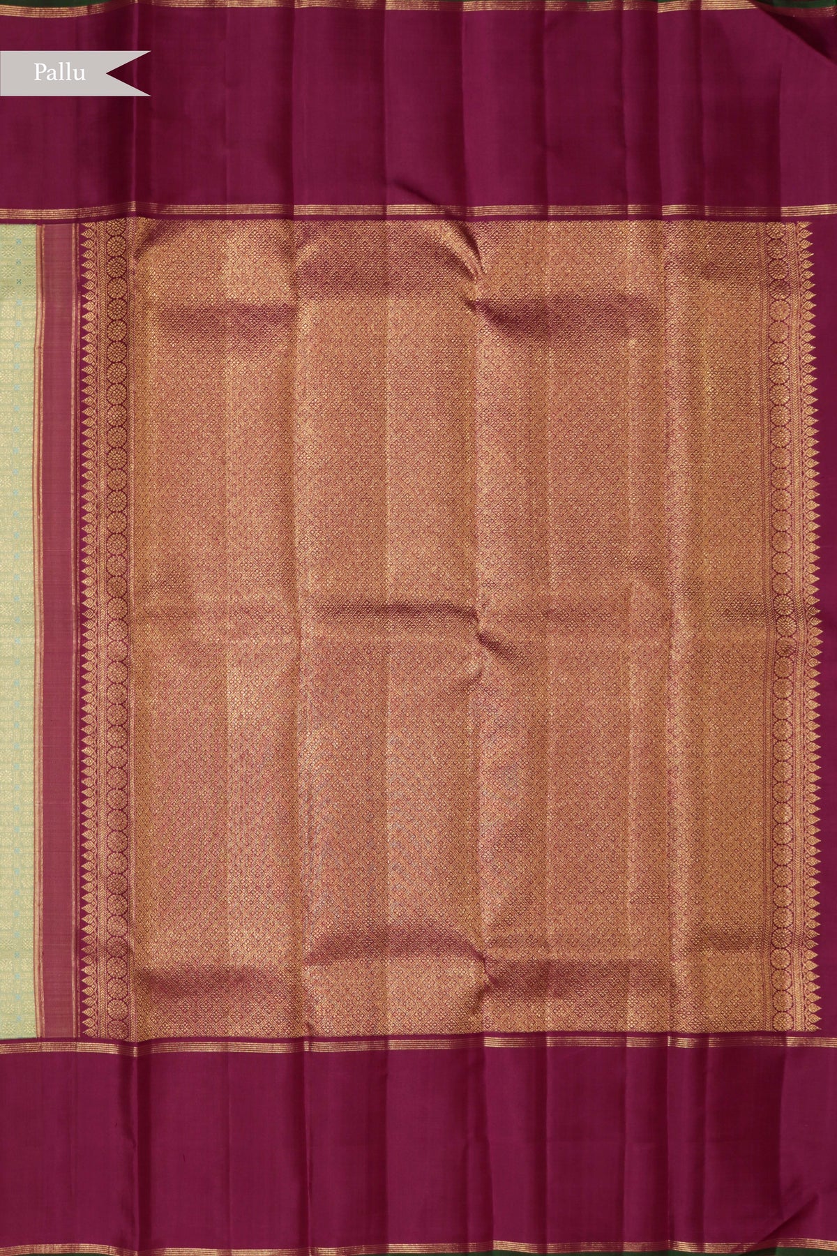 Sea Green Kanchivaram Silk Saree