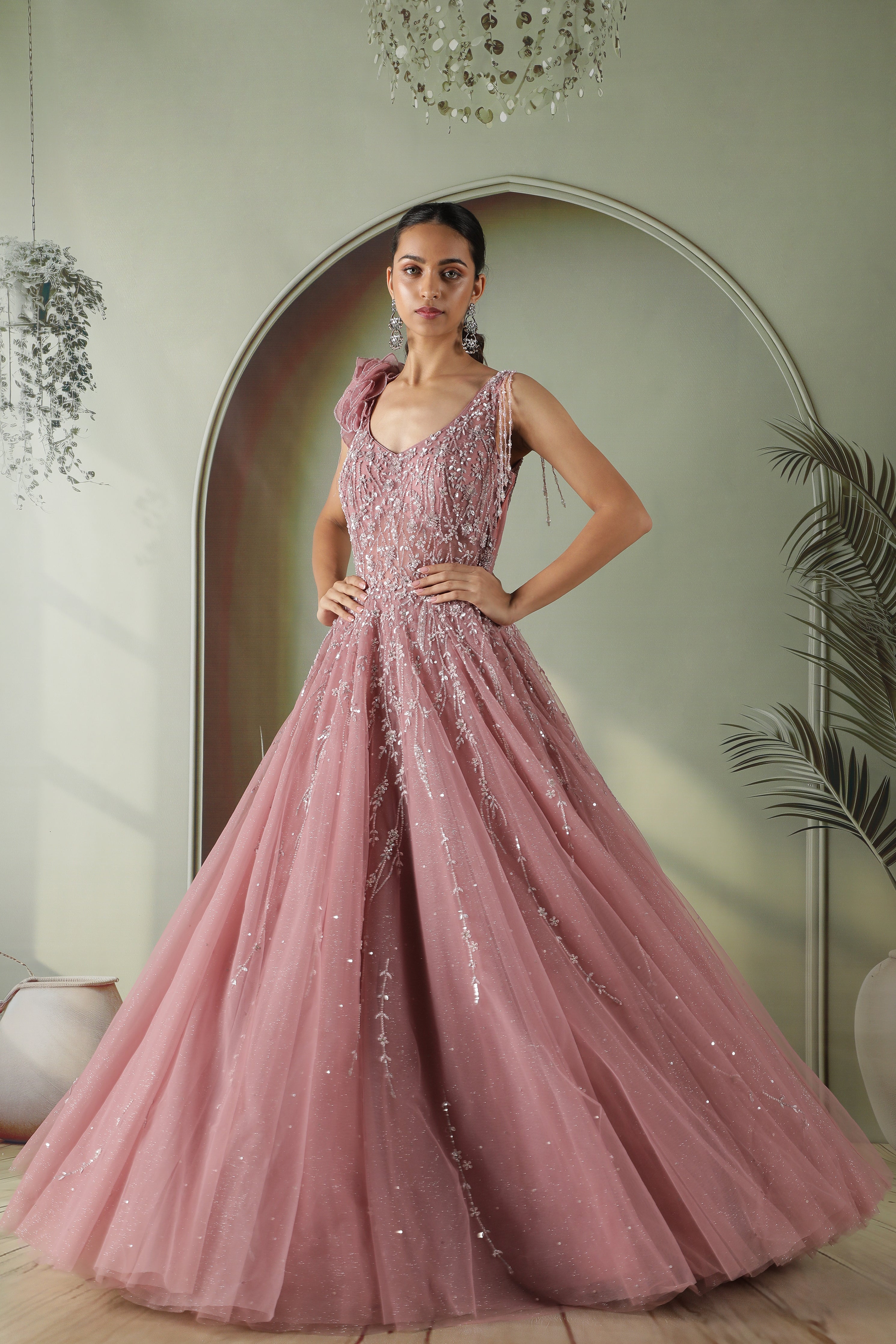 Lavender gown