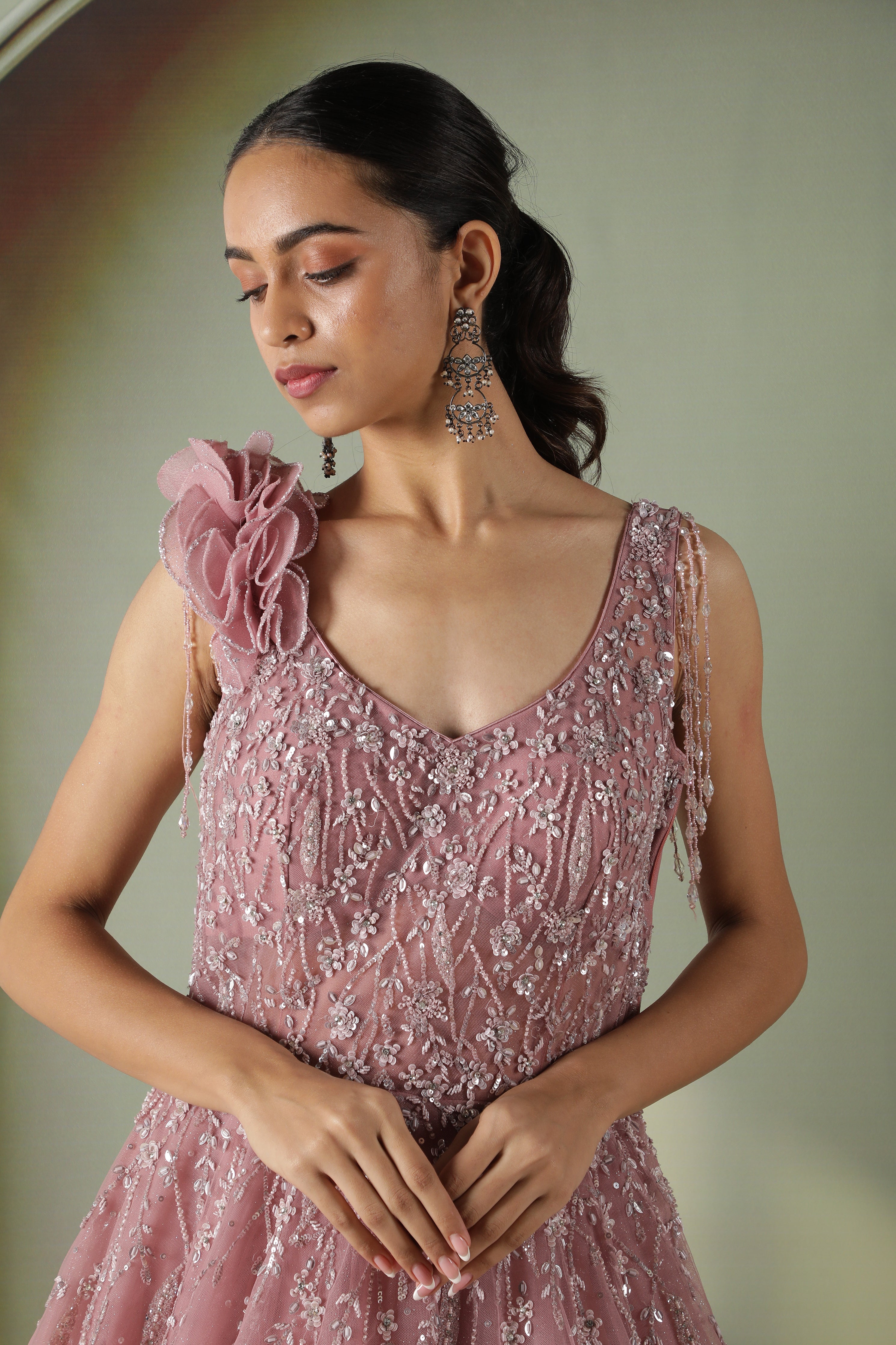 Lavender gown