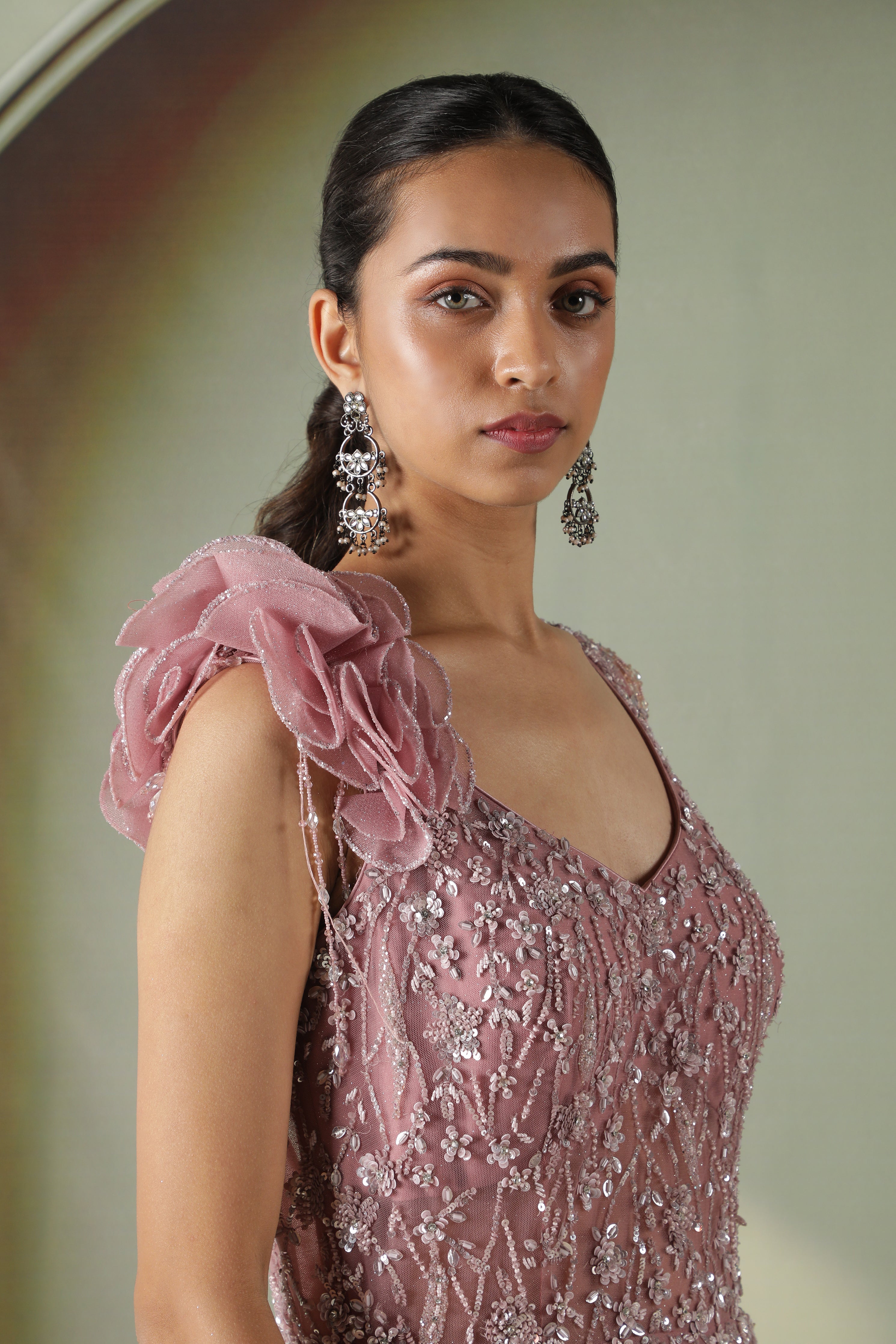 Lavender gown