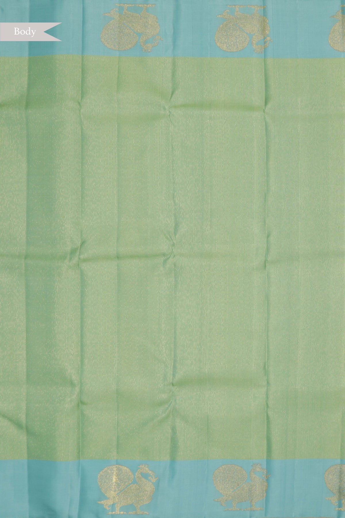 Sea Green Kanchivaram Silk Saree