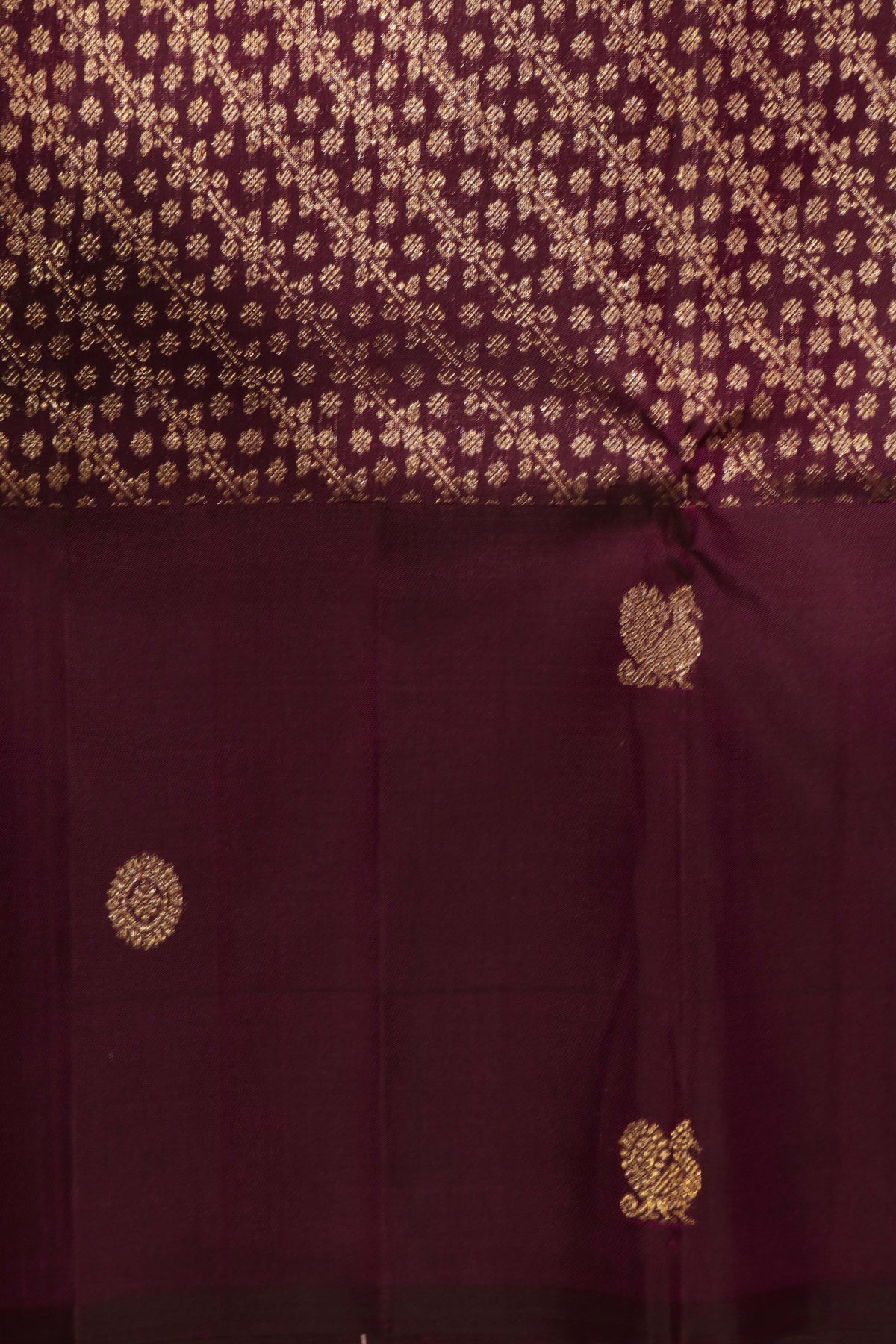 Purple Kanchivaram Silk Saree