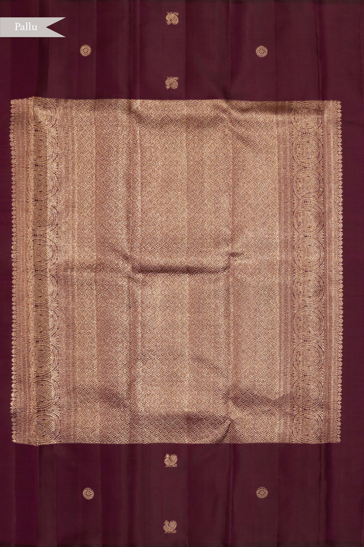 Purple Kanchivaram Silk Saree