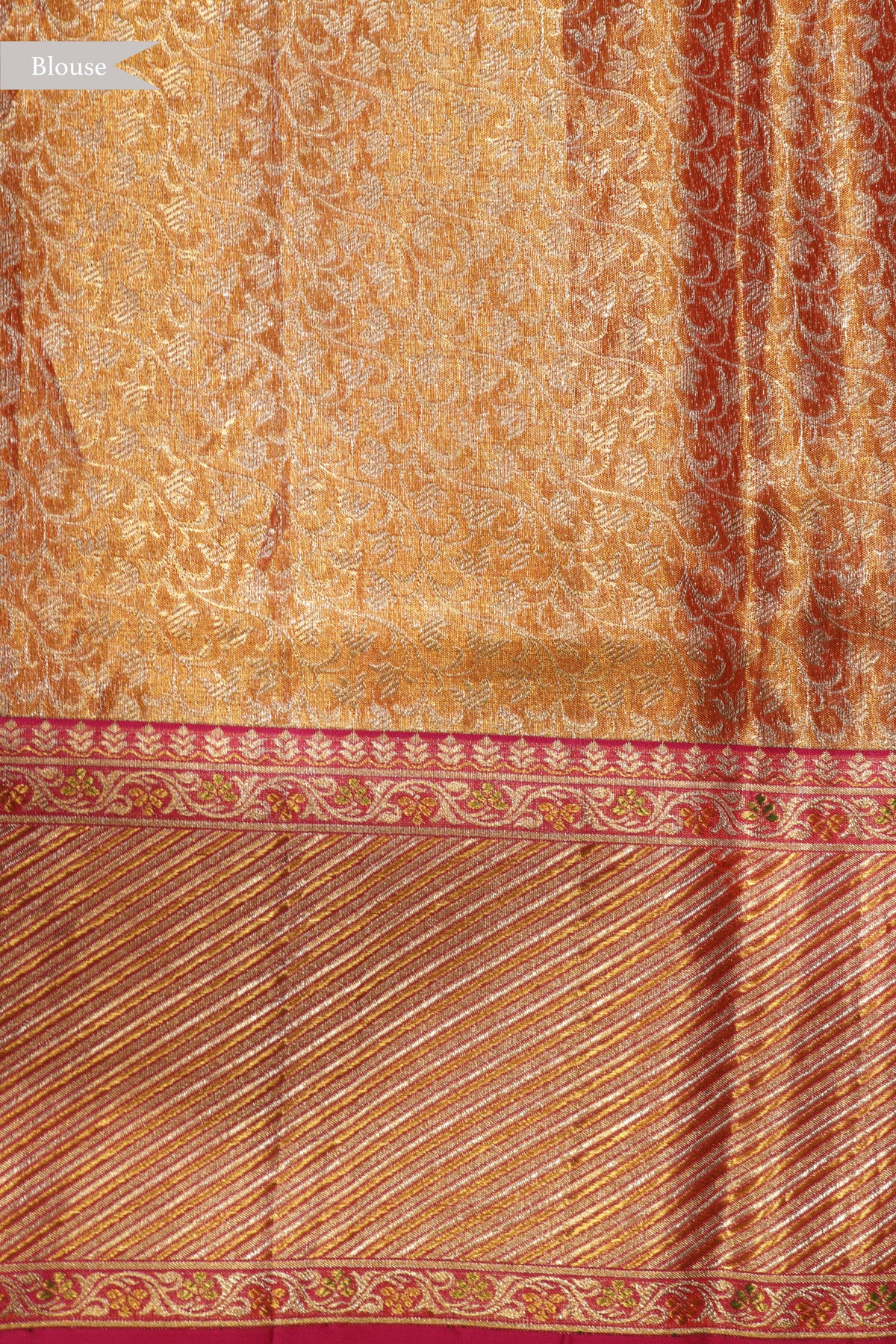 Gold Kanchivaram Tissue Silk Saree