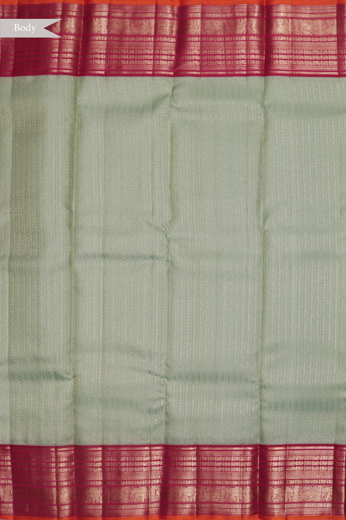 Sea Green Kanchivaram Silk Saree