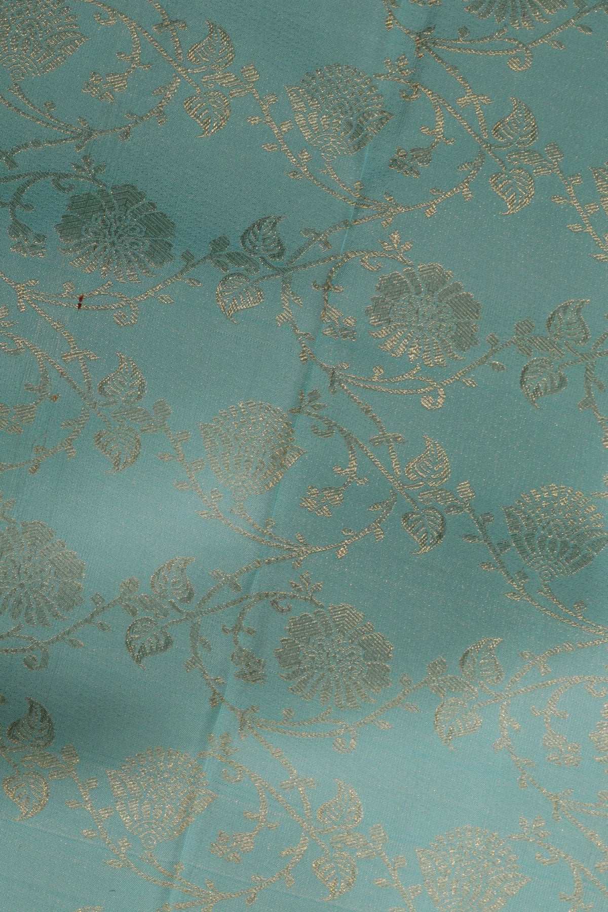 Turquoise Blue Kanchivaram Silk Saree